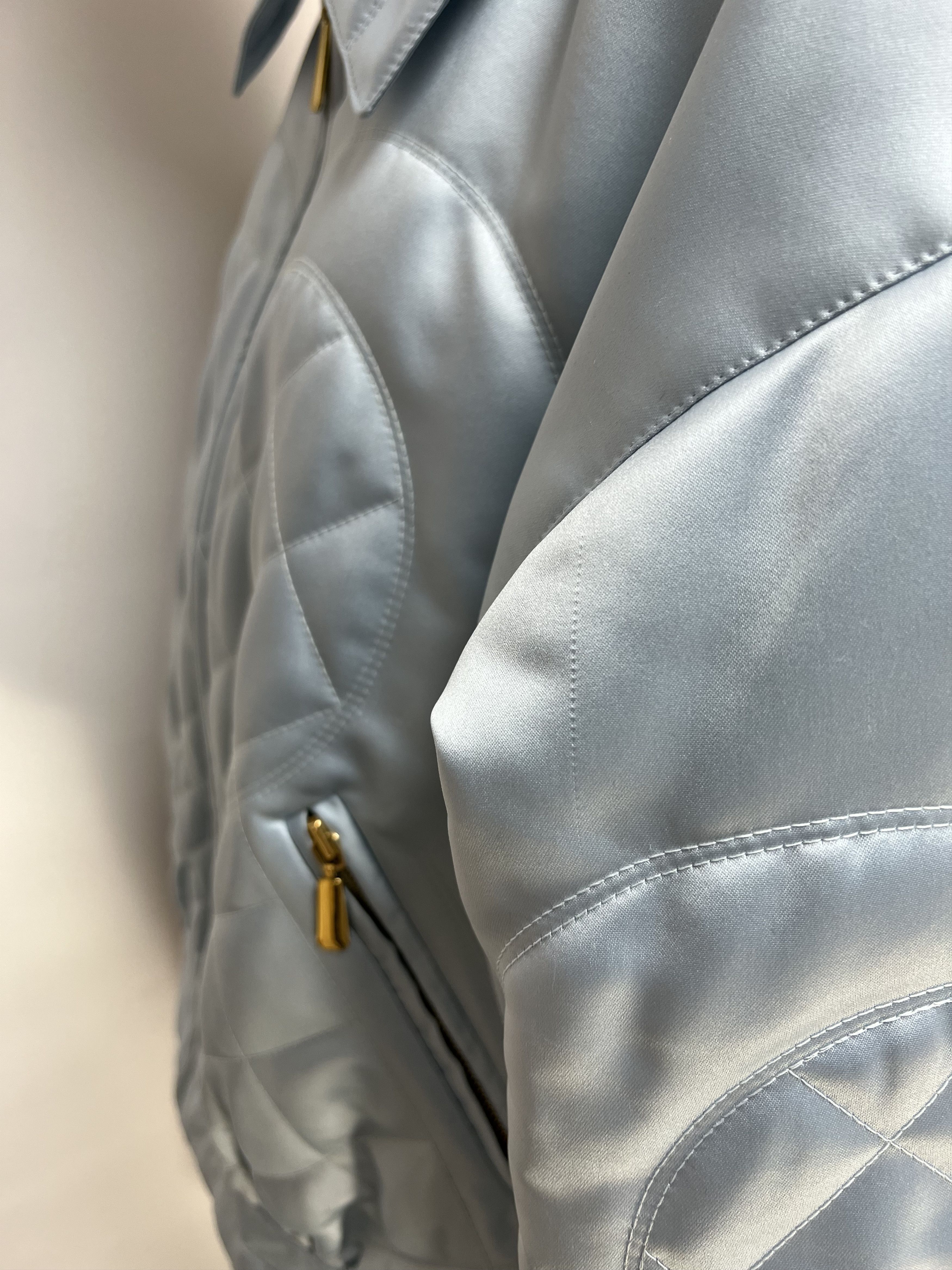 Escada Escada by Margaretha Ley VTG Full Zip Quilted Jacket Size 42 Size XL / US 12-14 / IT 48-50 - 12 Thumbnail