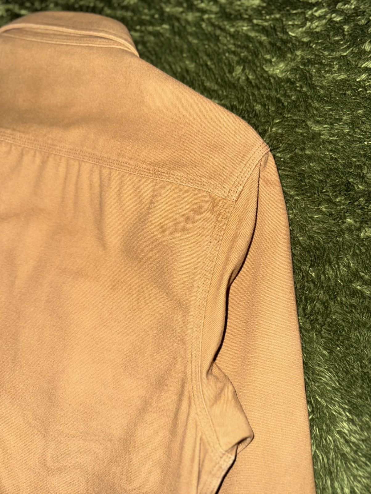 Carhartt Wip [M] Carhartt WIP TONY Canvas Work Shirt Tan Brown Size US M / EU 48-50 / 2 - 9 Thumbnail