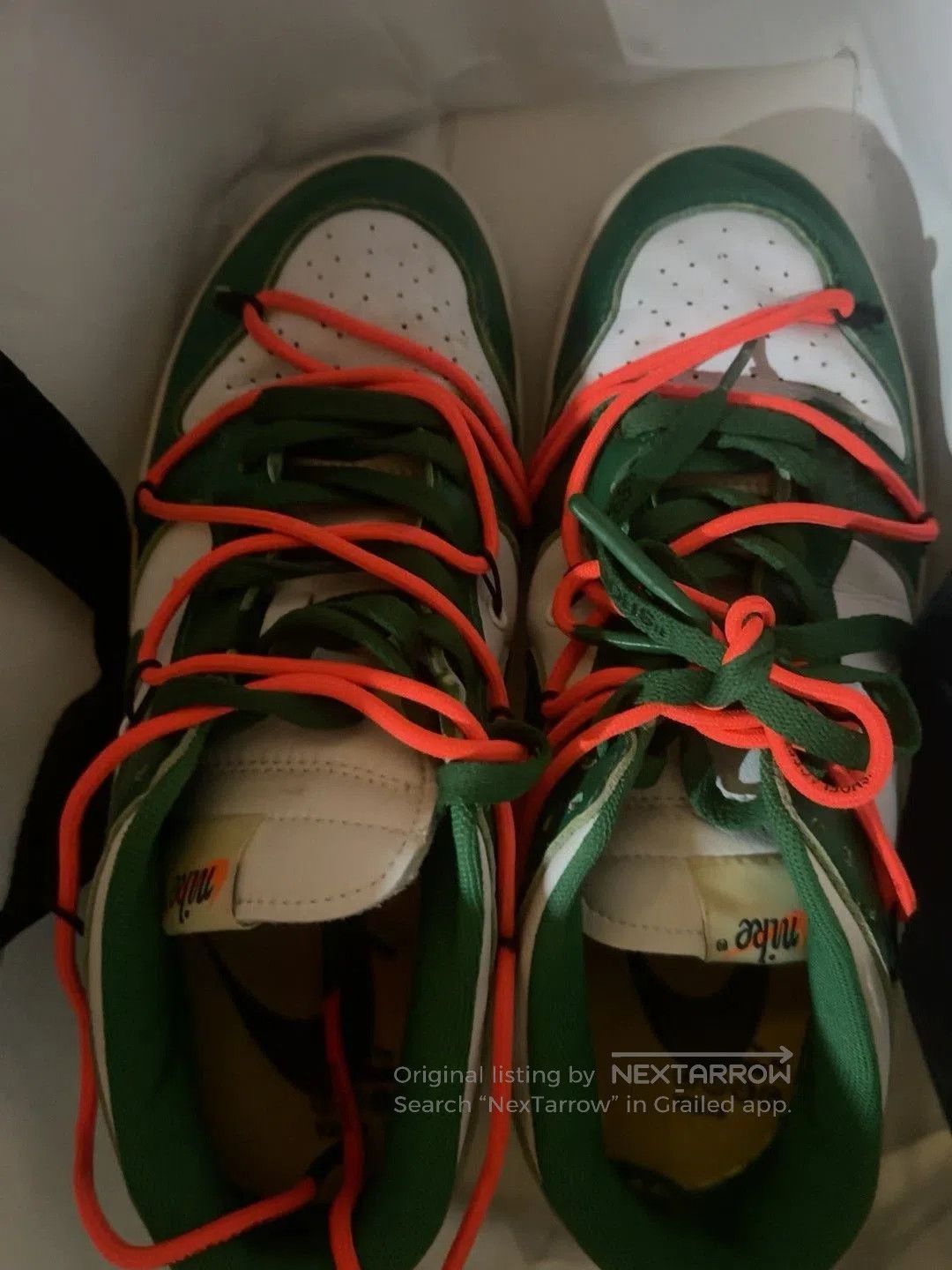 Nike Nike Dunk Low Green White. Size US 9 / EU 42 - 4 Thumbnail