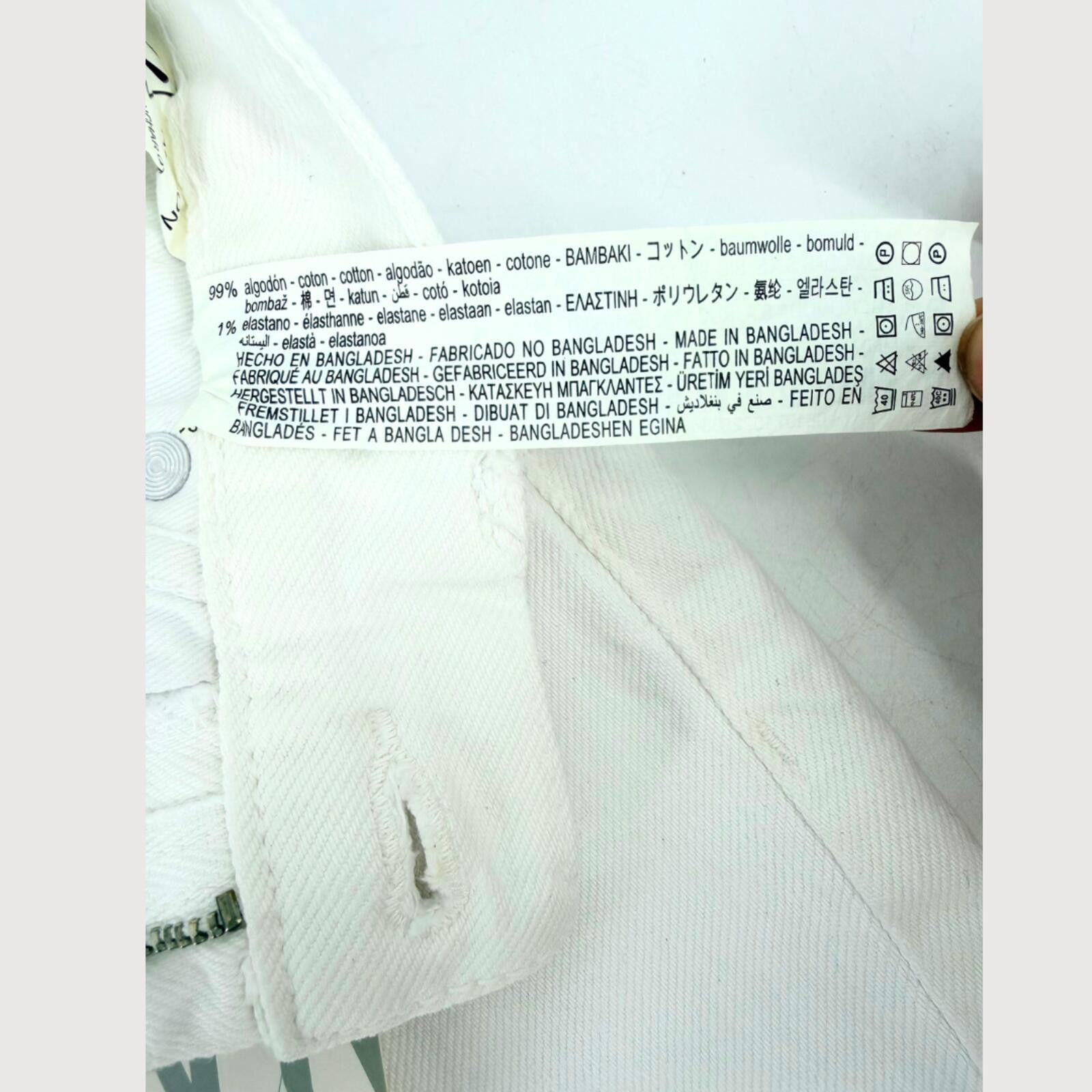 Zara Zara NWT High Rise Barrel Jeans White 2 Size 26" / US 2 / IT 38 - 5 Thumbnail