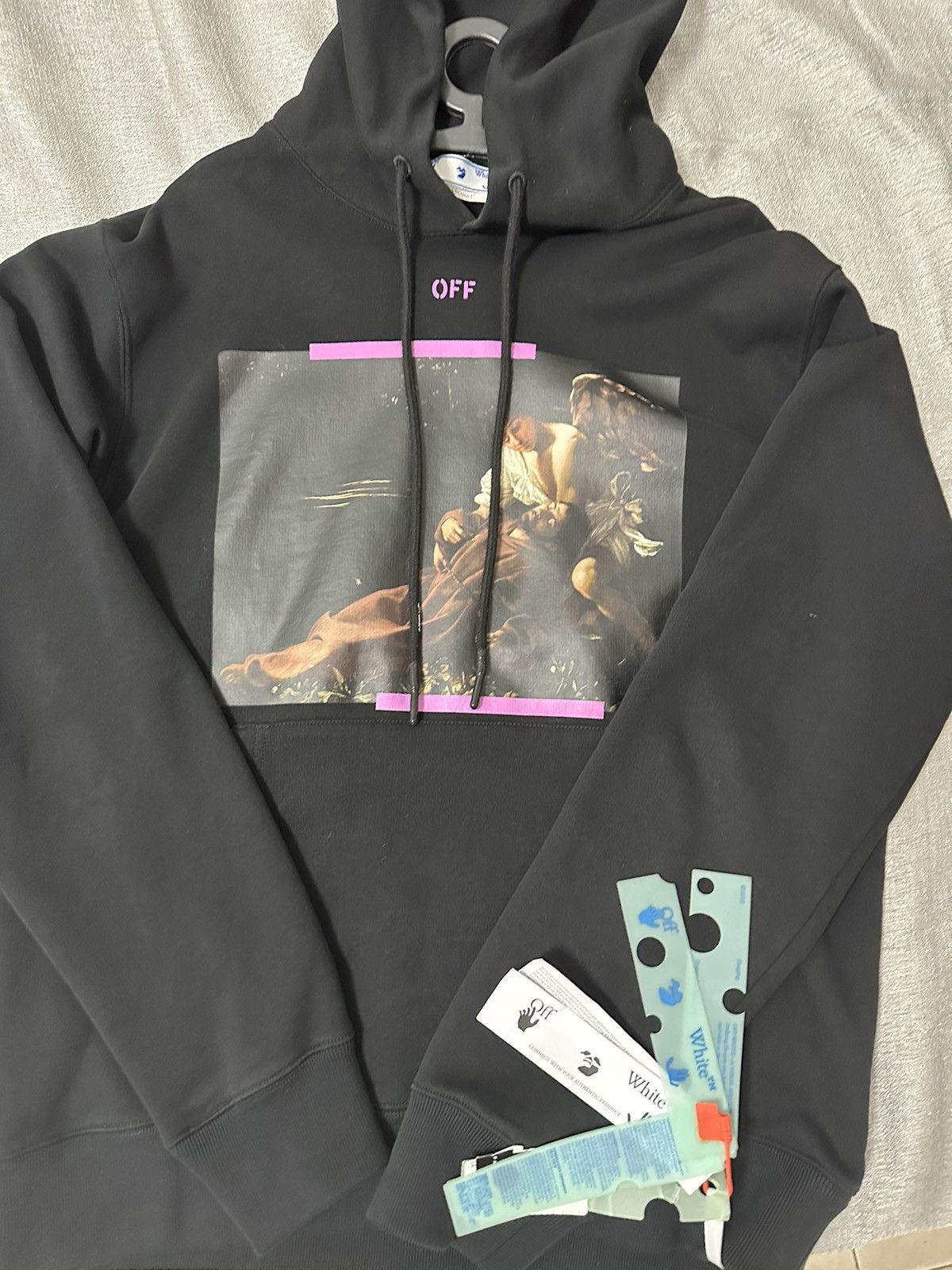 Off-White off white arrow caravaggio hoodie Size US L / EU 52-54 / 3 - 2 Thumbnail