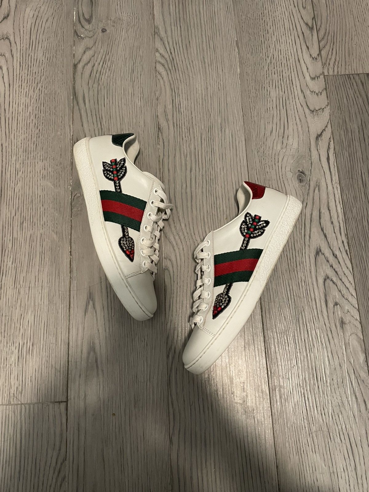 Gucci Gucci arrow sneakers Size US 5.5 / IT 35.5 - 2 Thumbnail