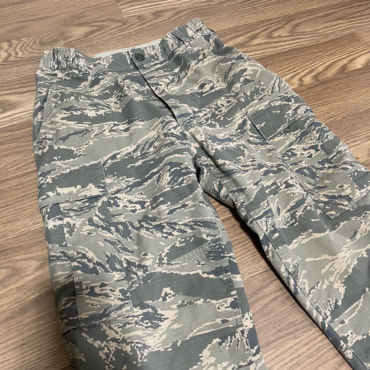 Vintage US Air force army military tiger camo green cargo pants Size US 32 / EU 48 - 2 Thumbnail