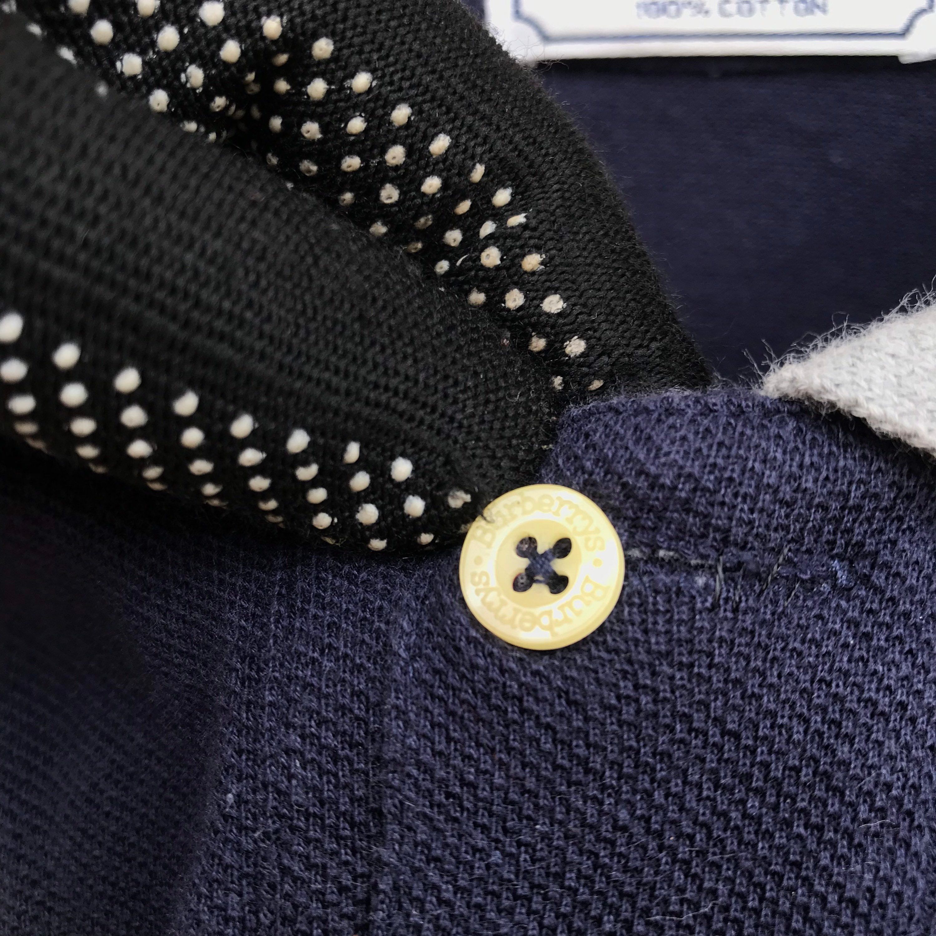 Burberry × Vintage VINTAGE BURBERRYS SPELL OUT COLAR LSLEEVE Size US L / EU 52-54 / 3 - 3 Thumbnail