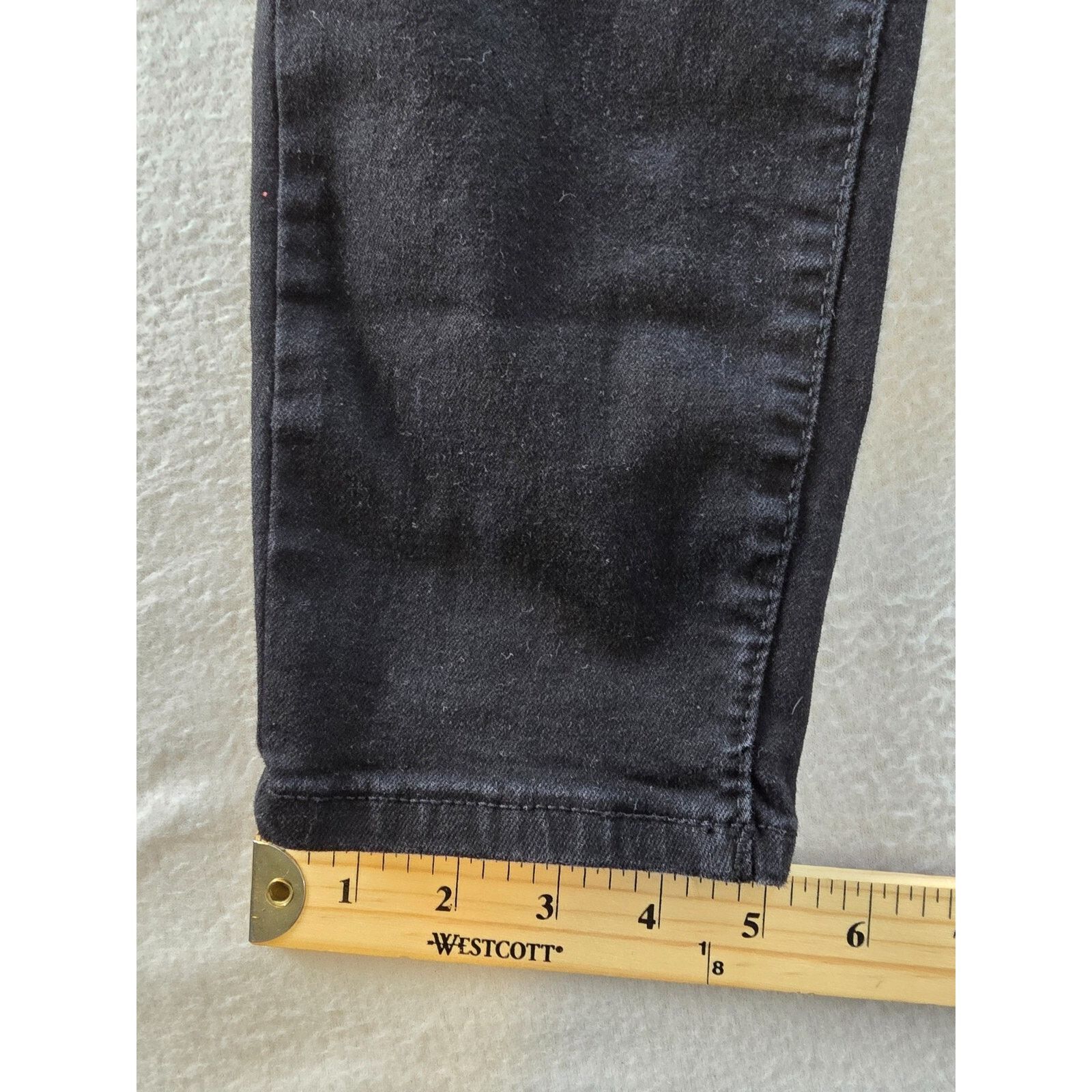 Other So Jeans Womens 15 Black Stretch Hish Rise Skinny Regular Size 32" / US 10 / IT 46 - 4 Thumbnail