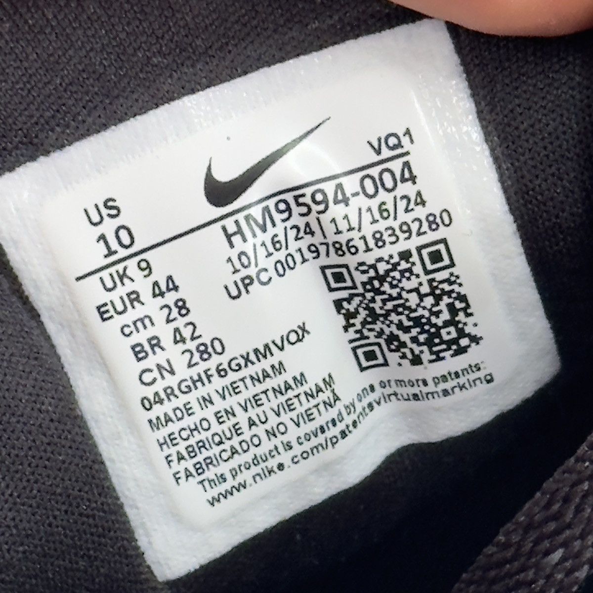 Nike Original Nike Run Defy sneakers HM9594-004 | US 10 / EU 44 Size US 10 / EU 43 - 8 Thumbnail