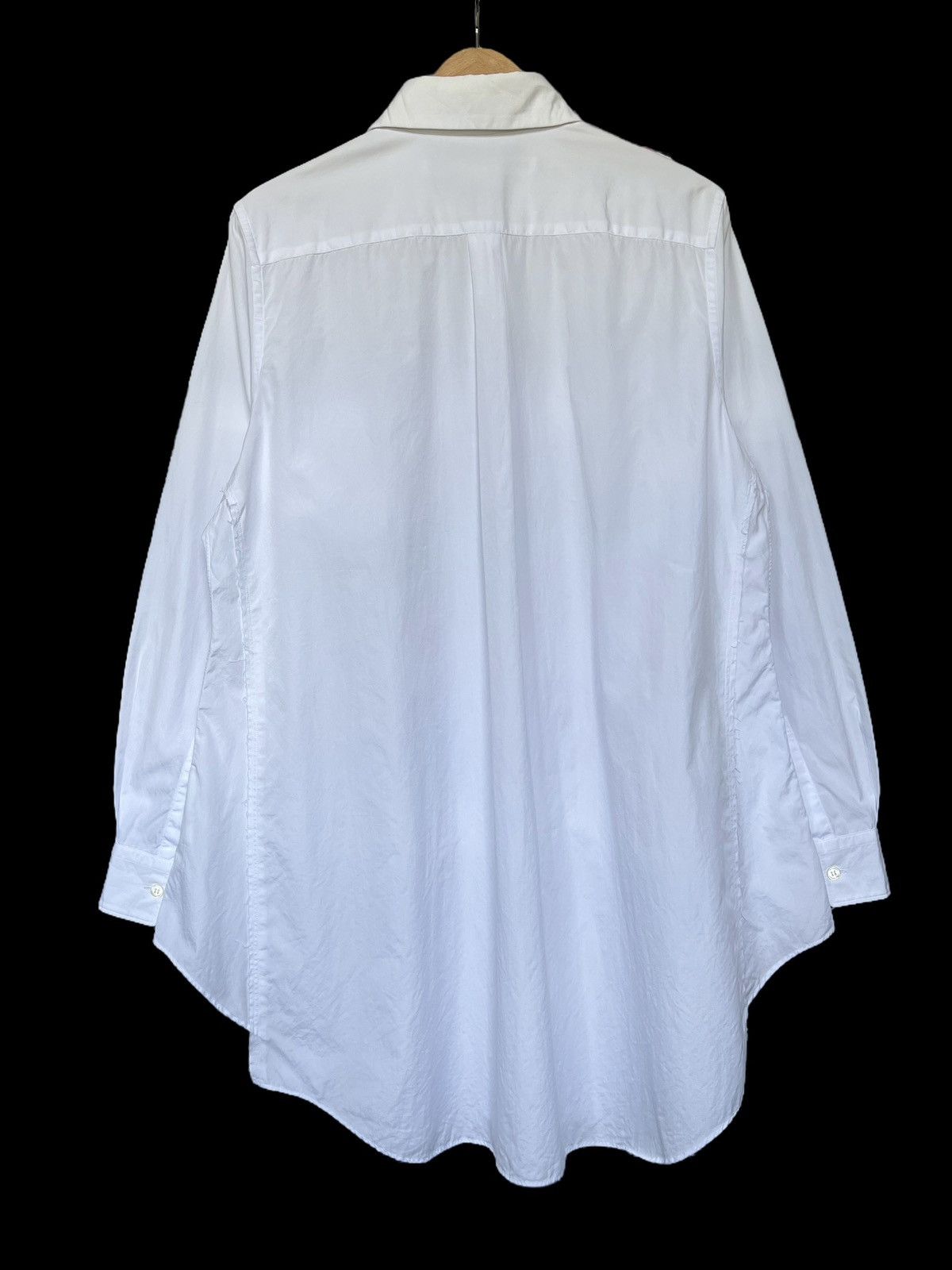 Comme des Garcons 2017 Comme des Garçons Shaped Cut-Off Button Up Shirt Size US L / EU 52-54 / 3 - 3 Thumbnail