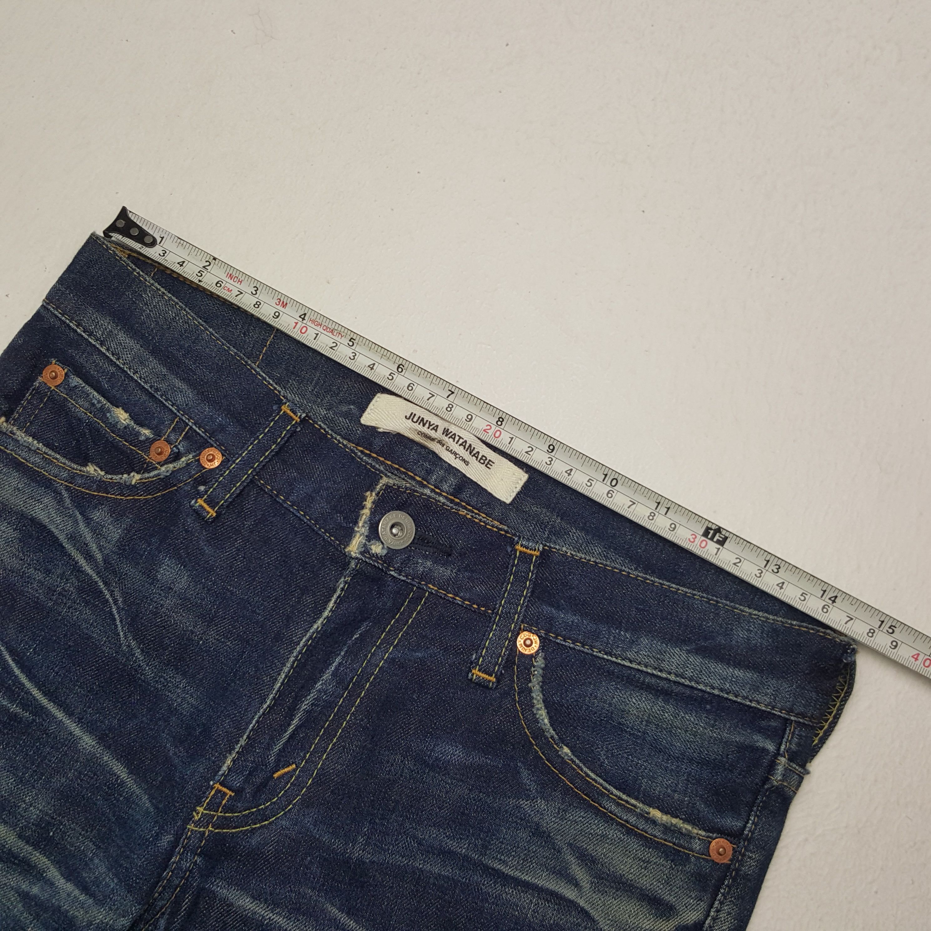 Comme des Garcons × Junya Watanabe × Vintage Vintage Comme des Garcons x Junya Watanabe Denim Jeans Size US 29 - 7 Thumbnail