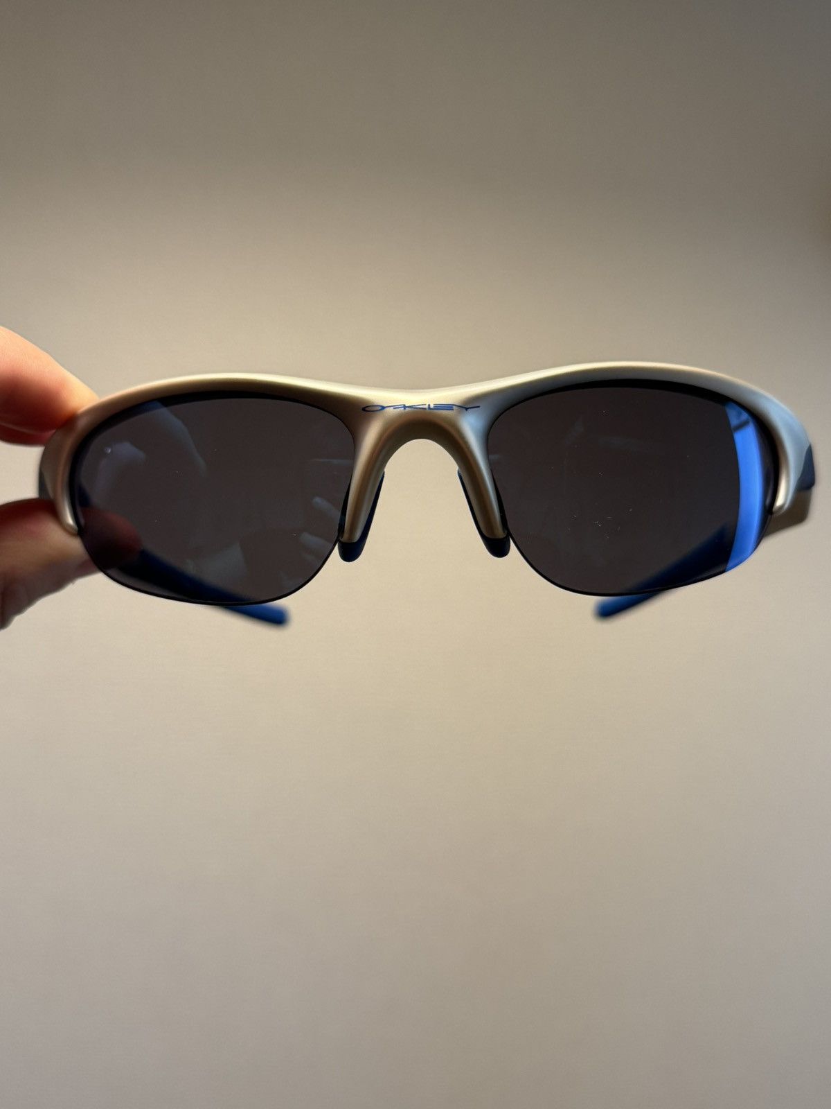 Oakley OAKLEY Half Jacket Ice IRIDIUM Silver SUNGLASSES Size ONE SIZE - 3 Thumbnail
