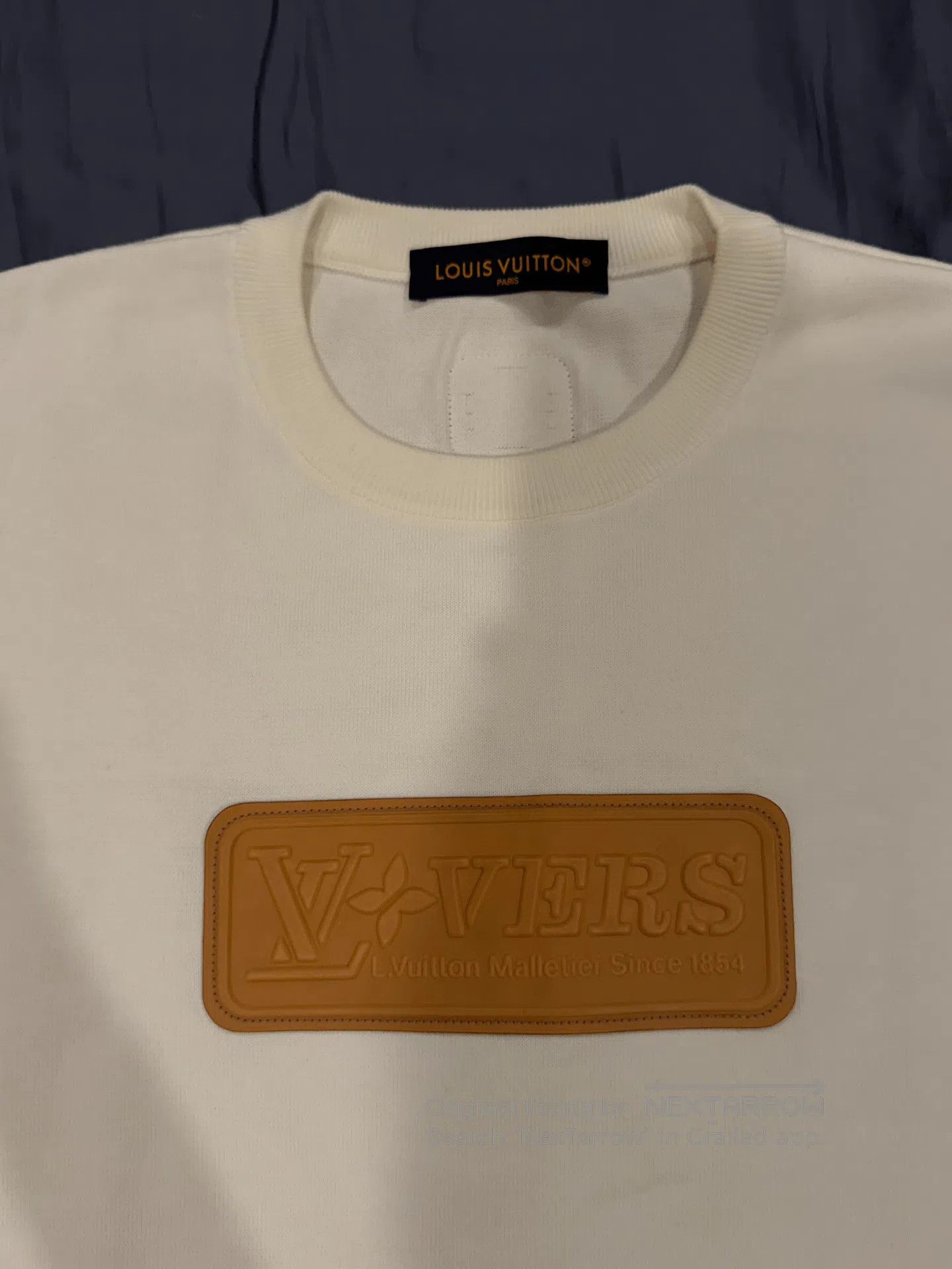 Louis Vuitton Louis Vuitton 25 Leather Patch Knit T-shirt. Size US XL / EU 56 / 4 - 2 Thumbnail
