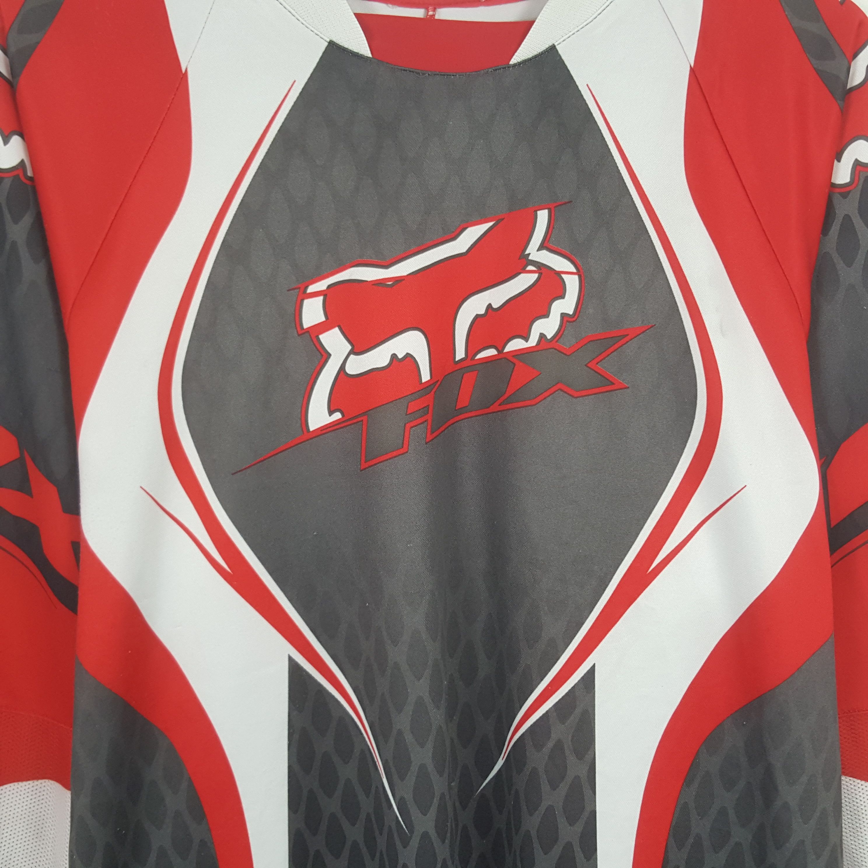 Fox Racing × Vintage Vintage Fox Racing Motocross Jersey Tshirt Size US XL / EU 56 / 4 - 2 Thumbnail