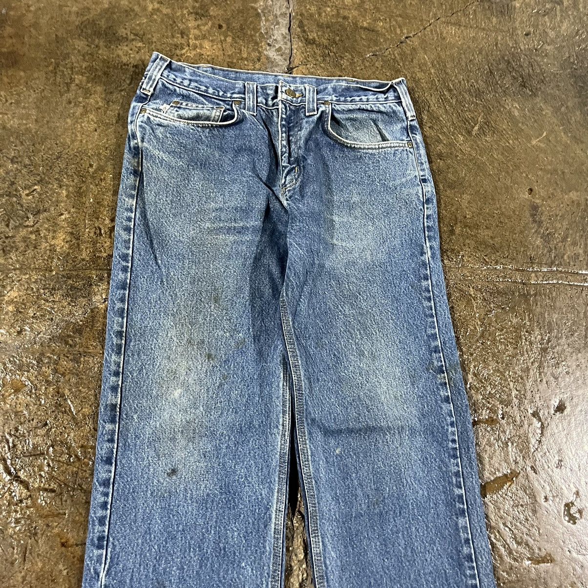Carhartt × Vintage Crazy Vintage Y2K Carhartt Jeans Workwear Skater Essential Size US 32 / EU 48 - 8 Thumbnail