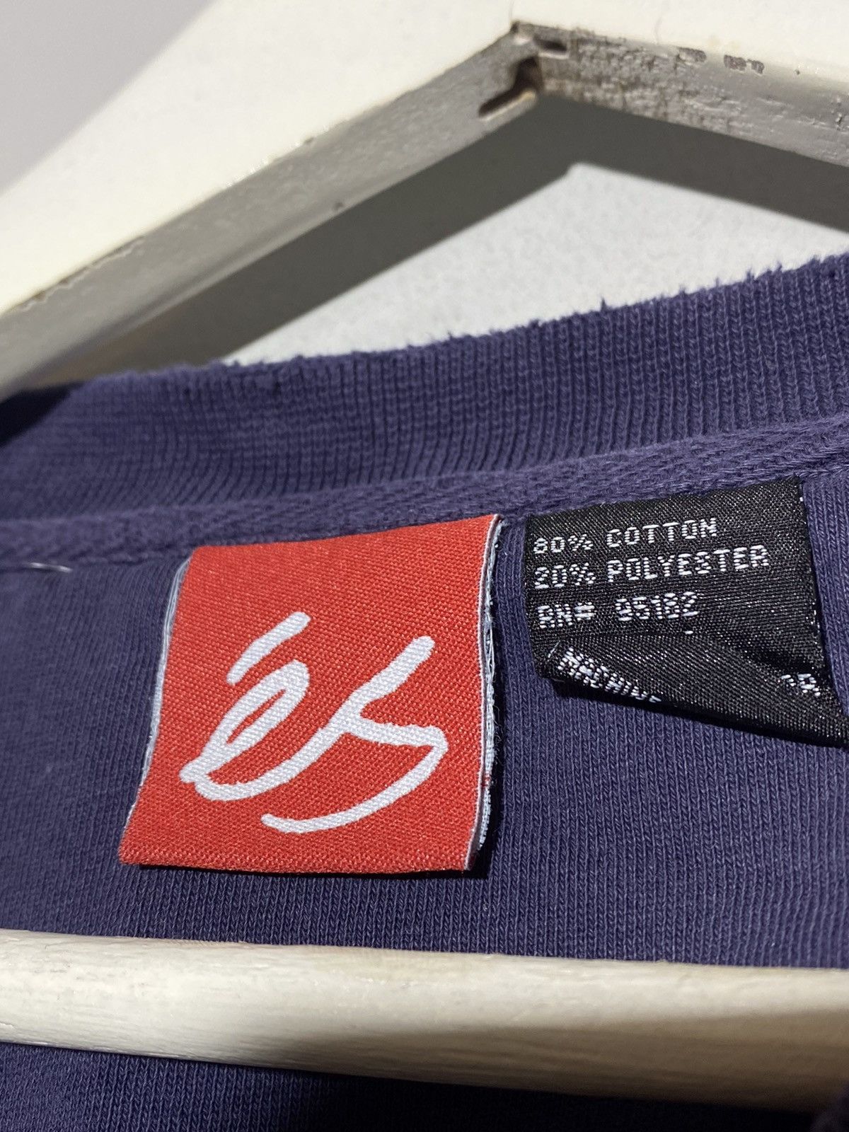 eS 🔥 ÉS SKATEBOARDING CREWNECK Y2K DISTRESSED BATTLE STANCE Size US M / EU 48-50 / 2 - 14 Thumbnail