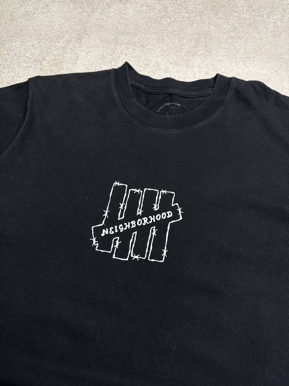Neighborhood Neighborhood Big Logo Black T- shirt Japanese M Size US M / EU 48-50 / 2 - 2 Thumbnail
