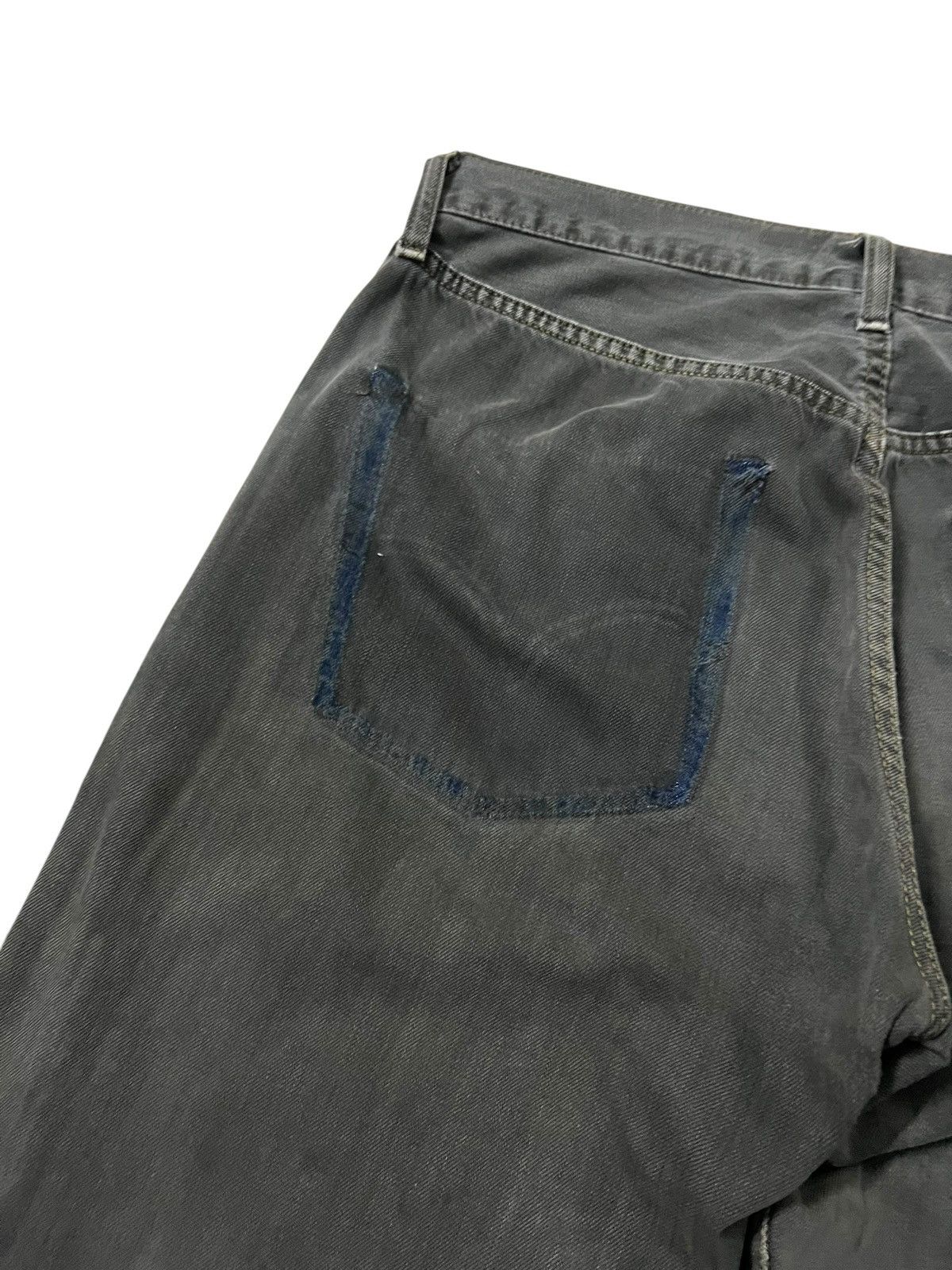 Levi's Vtg Levis 501 black Distressed Faded Jean Size US 31 - 12 Thumbnail
