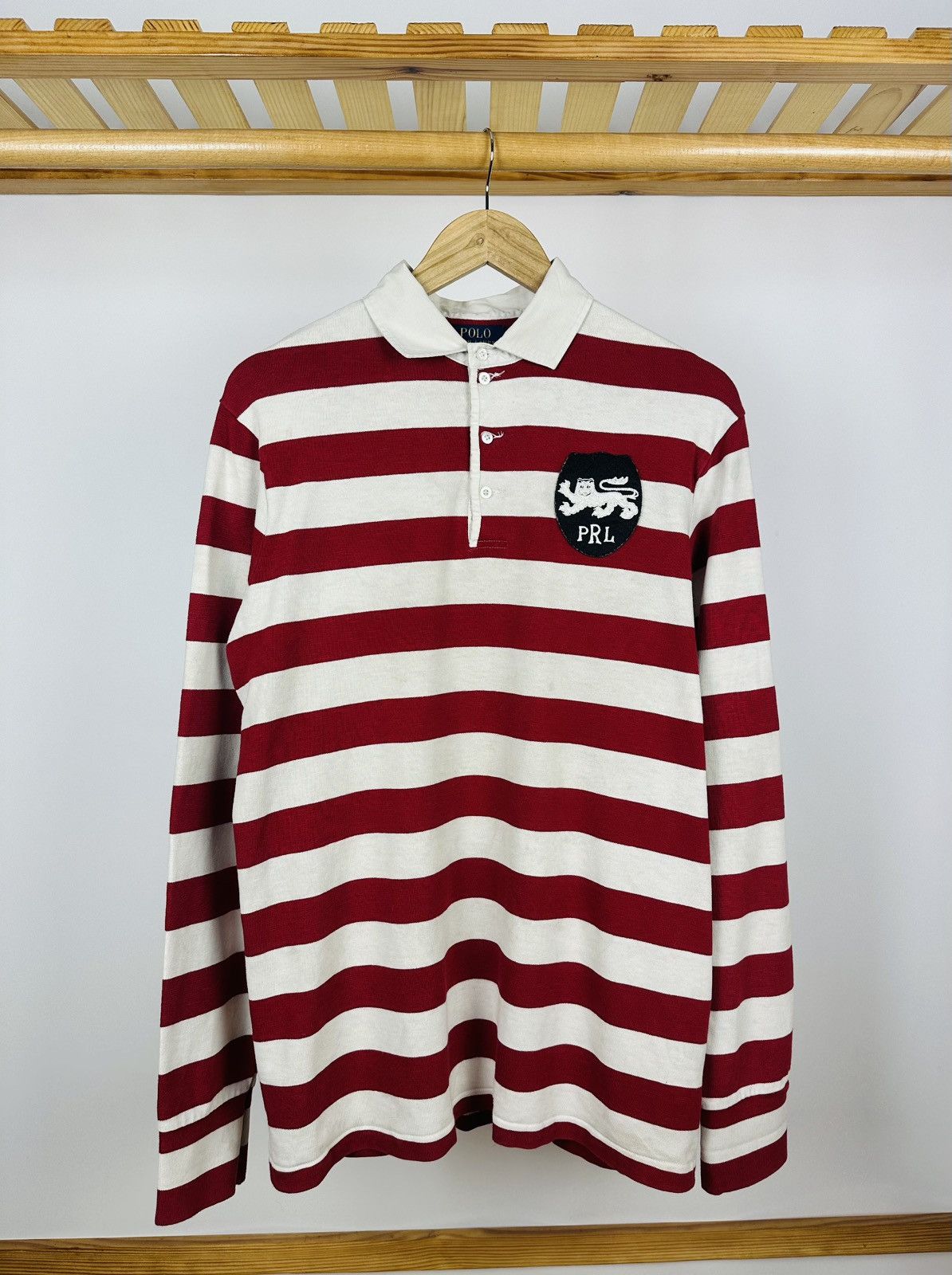 Polo Ralph Lauren Vintage Polo Ralph Lauren Mercer Team Rugby Shirt Chief Keef Size US L / EU 52-54 / 3 - 1 Thumbnail