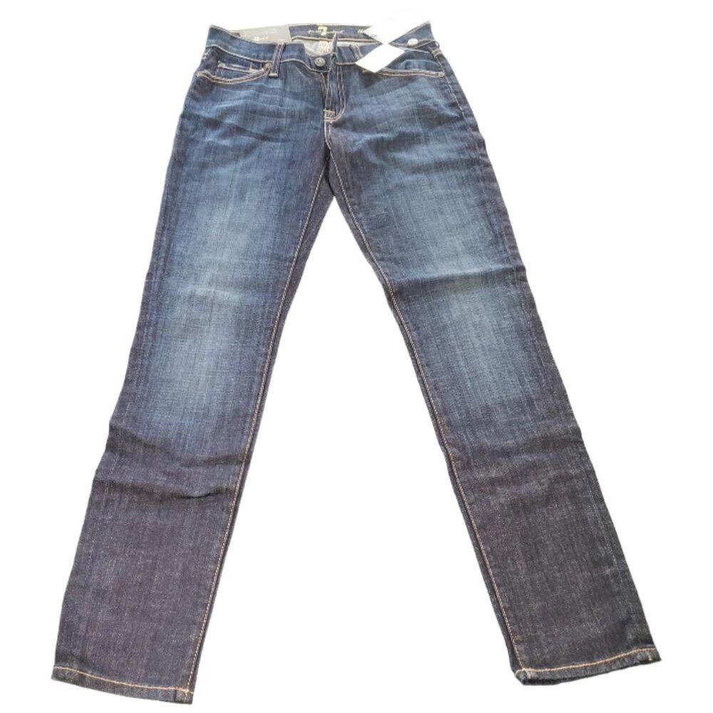 7 For All Mankind CT376 7 NWT For All Mankind The Slim Cigarette Jean 26 Size 26" / US 2 / IT 38 - 1 Thumbnail