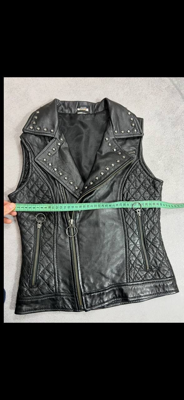 Japanese Brand Vintage 90s Biker Motorcycle Opium Goth Style Vests Y2K Size US S / EU 44-46 / 1 - 8 Thumbnail