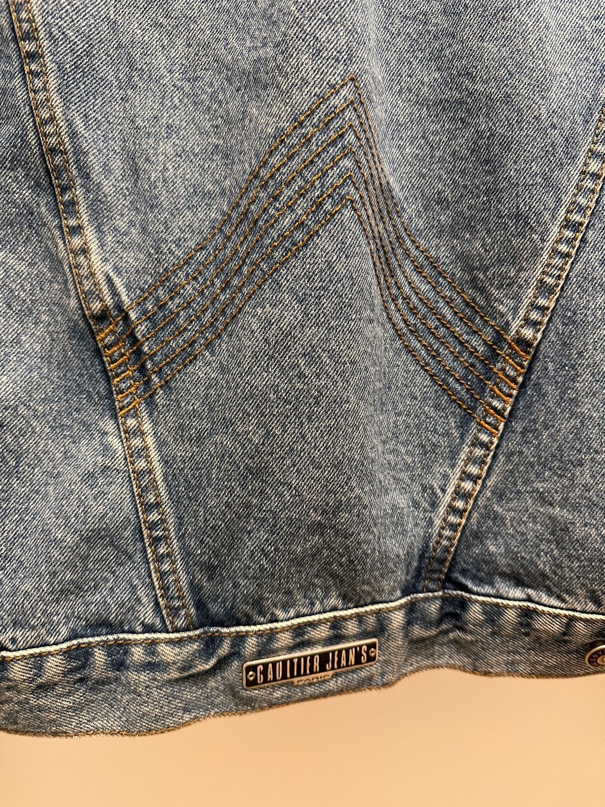 Jean Paul Gaultier JPG Gaultier Jeans Denim Jacket 90s Size US L / EU 52-54 / 3 - 5 Thumbnail