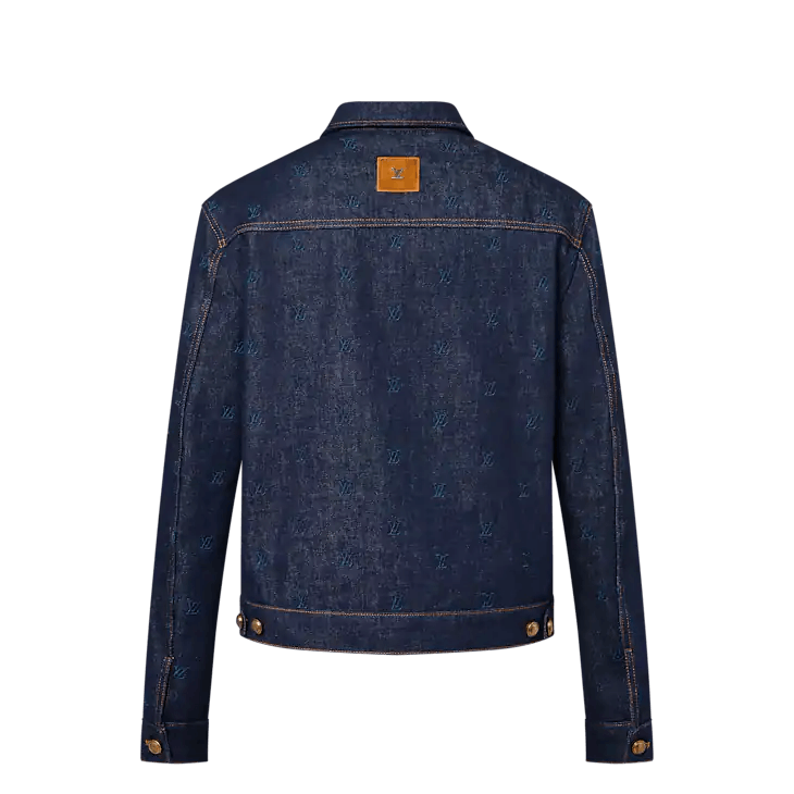 Louis Vuitton LV Blason Embroidered Denim Blouson Size US XXL / EU 58 / 5 - 3 Thumbnail