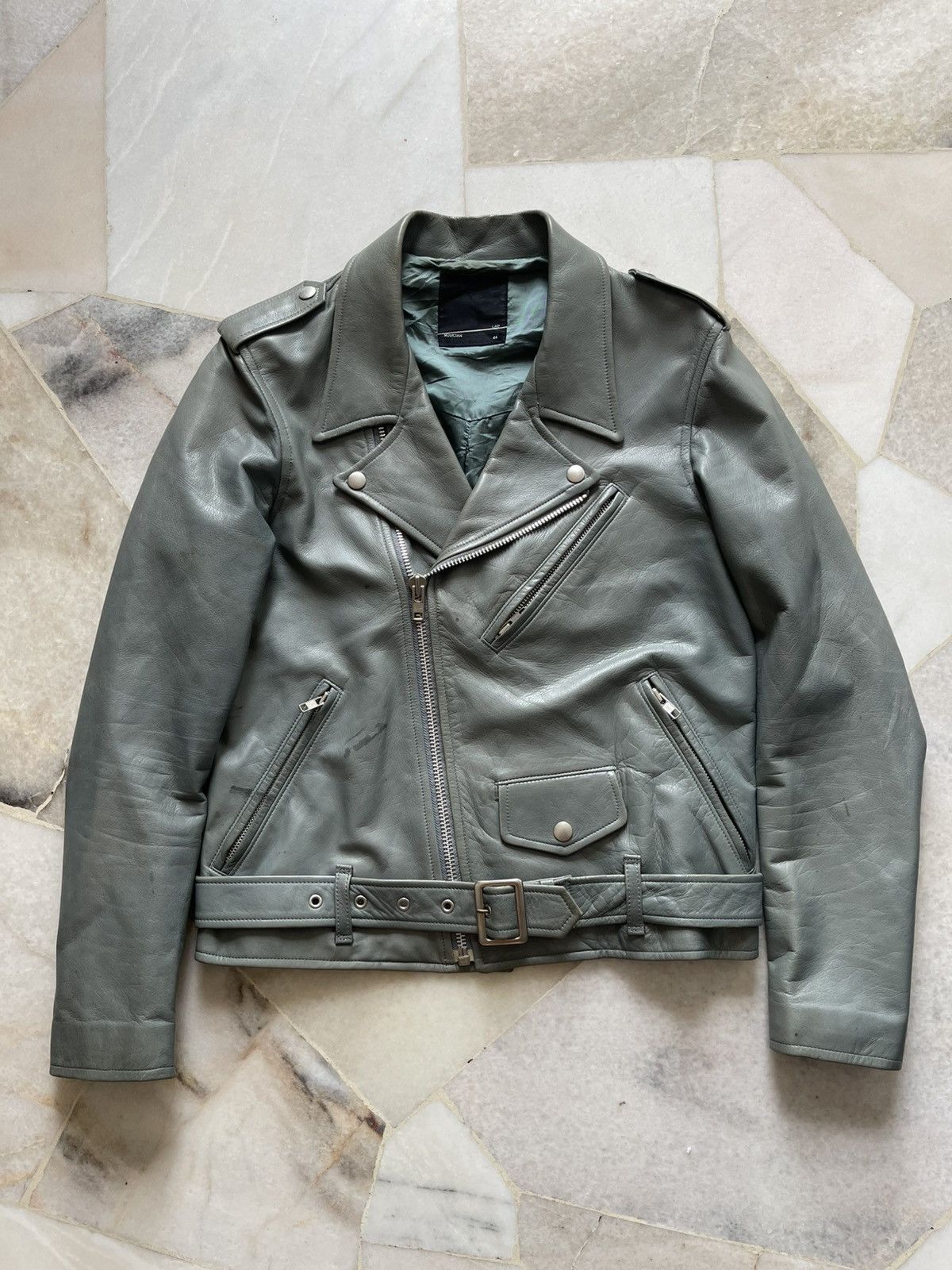 Lad Musician AW07 Lad Musician Cropped Lambskin Leather Rider