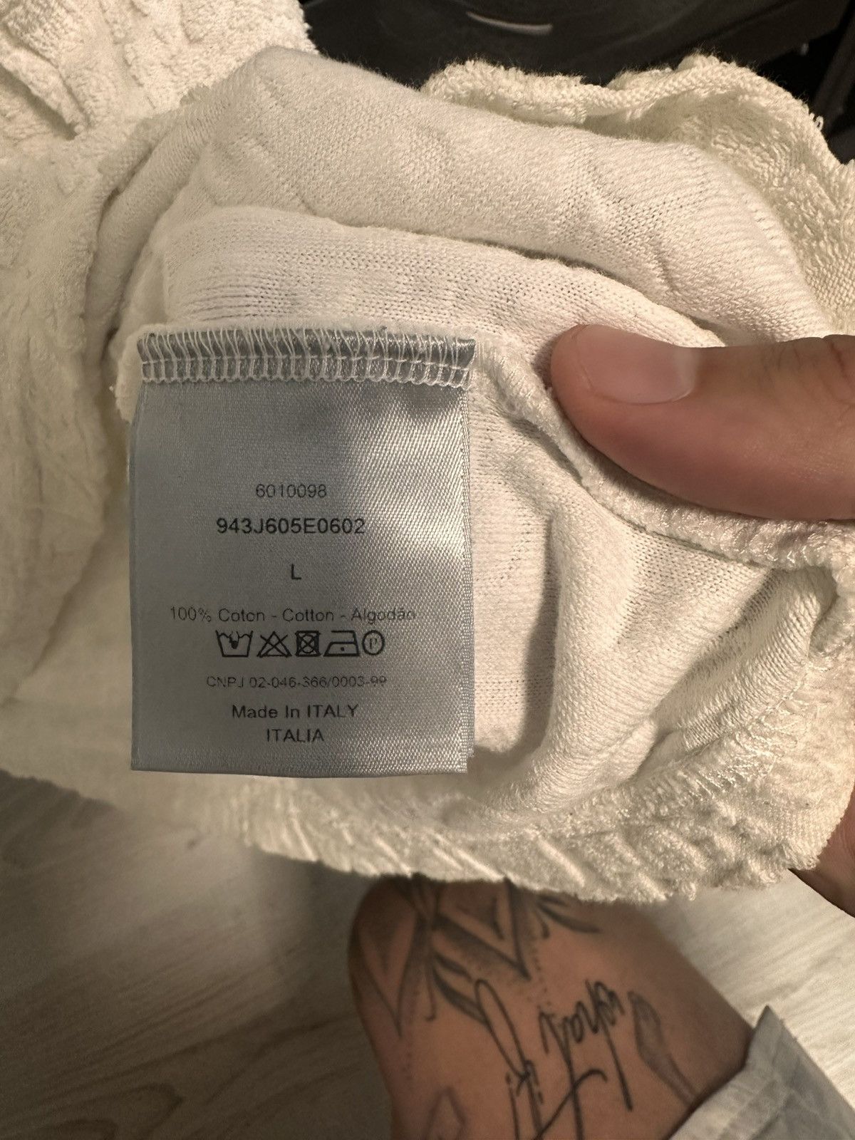 Dior Dior Oblique Towel Shirt Size L Size US L / EU 52-54 / 3 - 5 Thumbnail