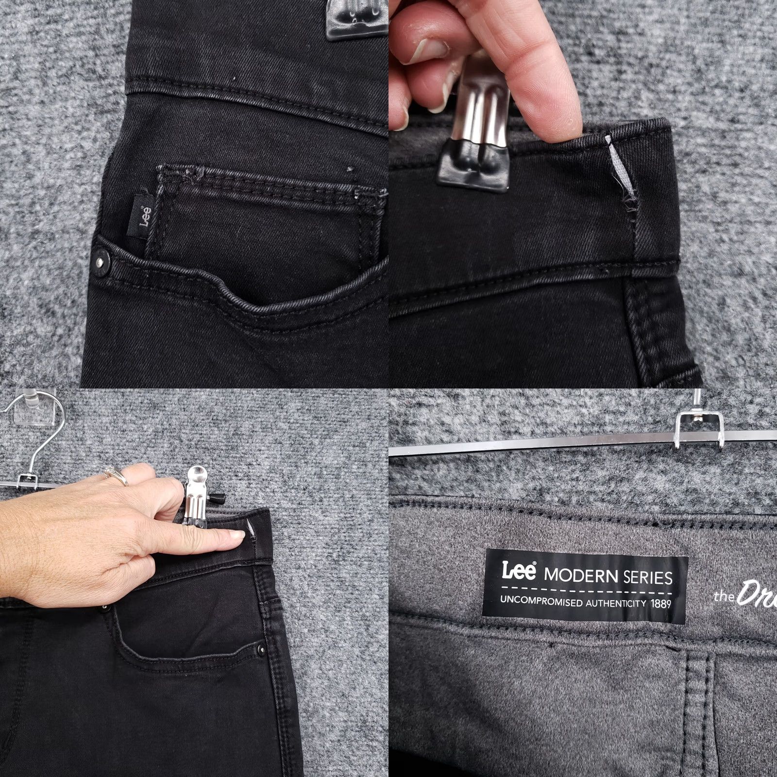 Lee Lee Jeans Womens Black Skinny Mid Rise The Dream Jean Modern Series Size 6 Size 28" / US 6 / IT 42 - 8 Thumbnail