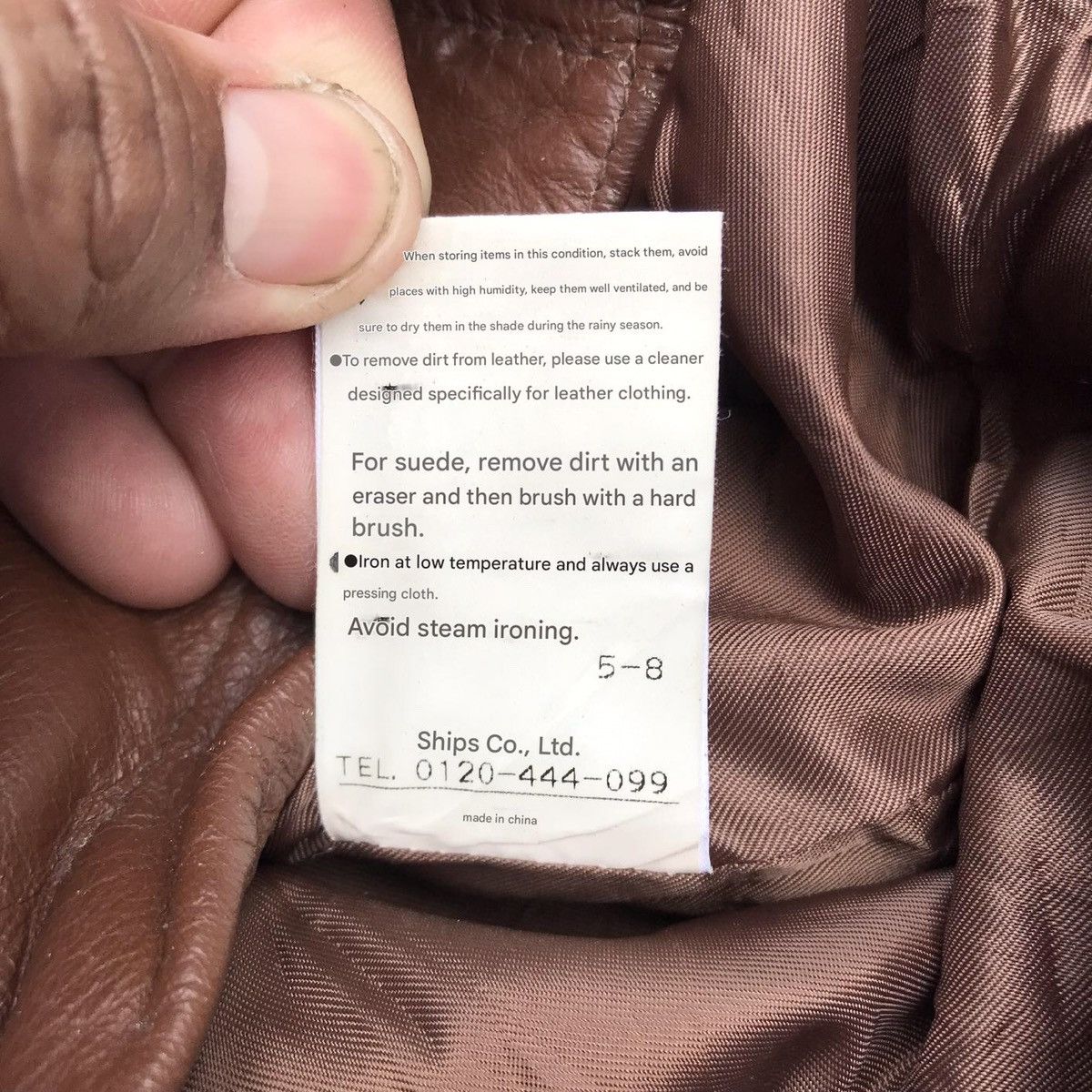 Genuine Leather × SHIPS Vintage Ships Genuine Leather Biker Jacket Racing Size S / US 4 / IT 40 - 14 Thumbnail