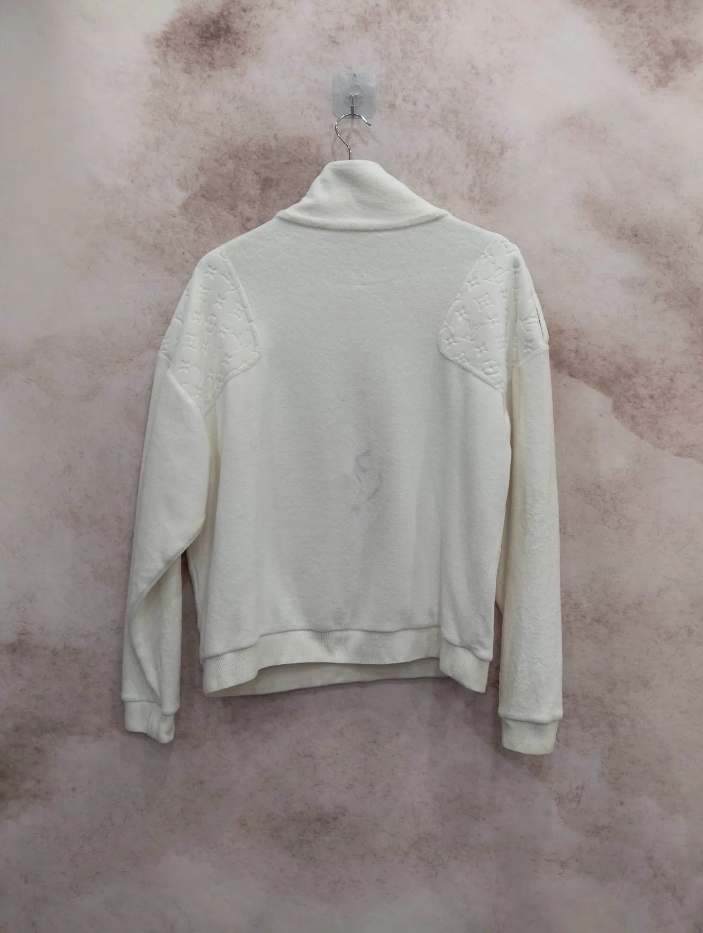 Louis Vuitton LV Velvet Half-Zip Full Print Sweatshirt XXS 95 New Size US XXS / EU 40 - 2 Thumbnail