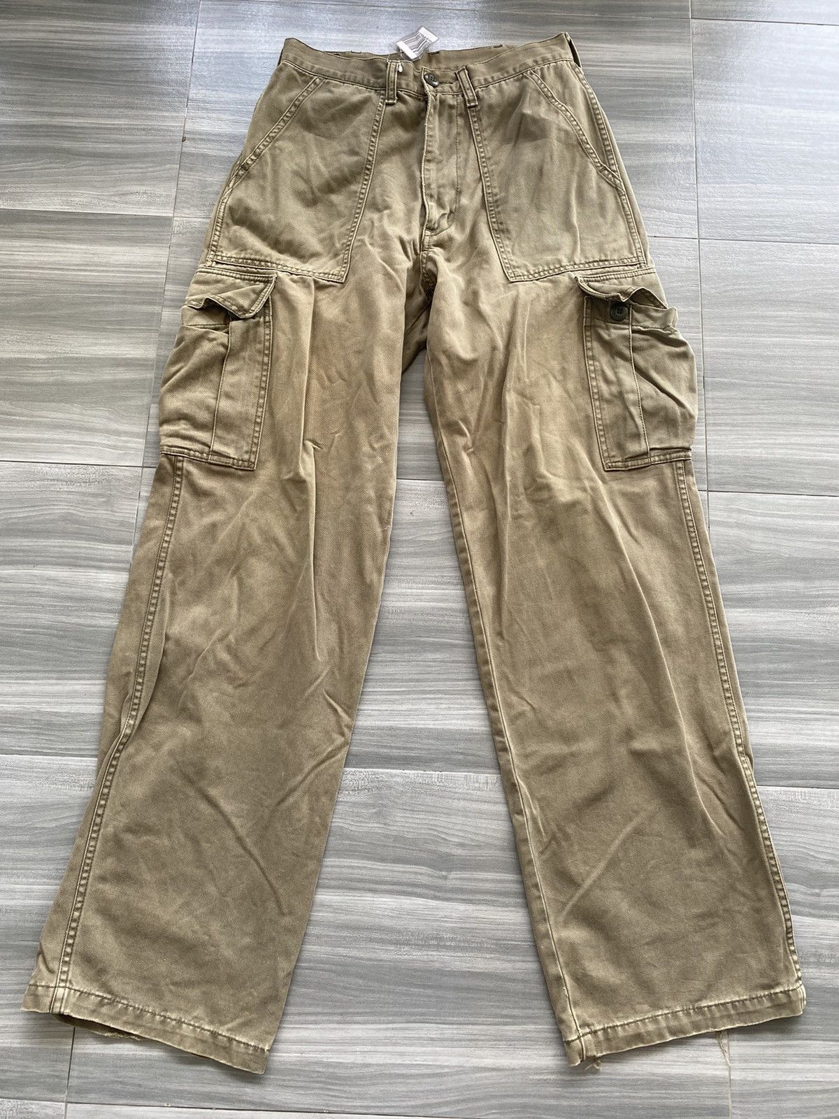 Vintage edwin multi pocket cargo pants military