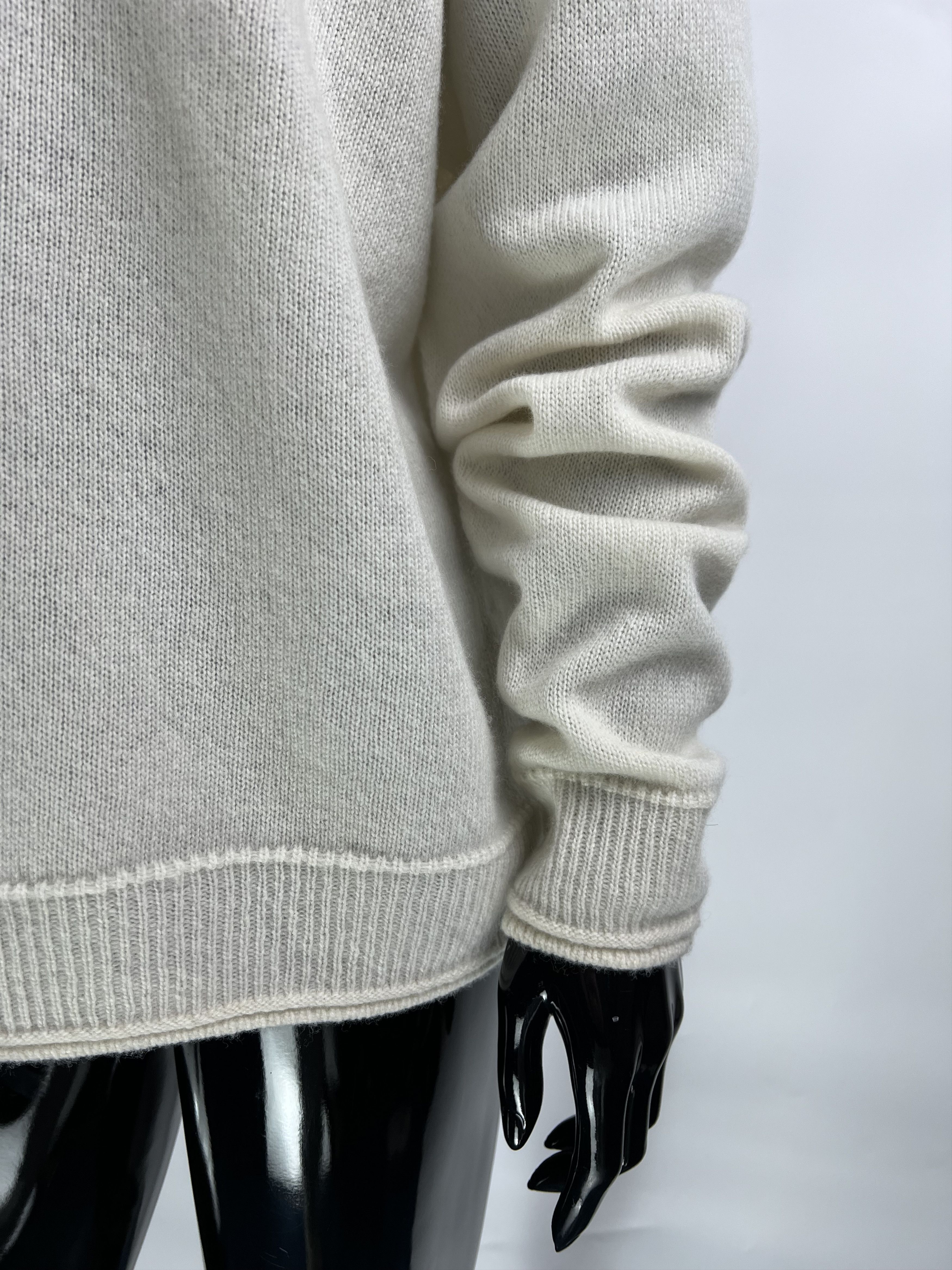 Other Momoni Ivory 100% Merino Wool Crew Neck Sweater Size L Size L / US 10 / IT 46 - 7 Thumbnail