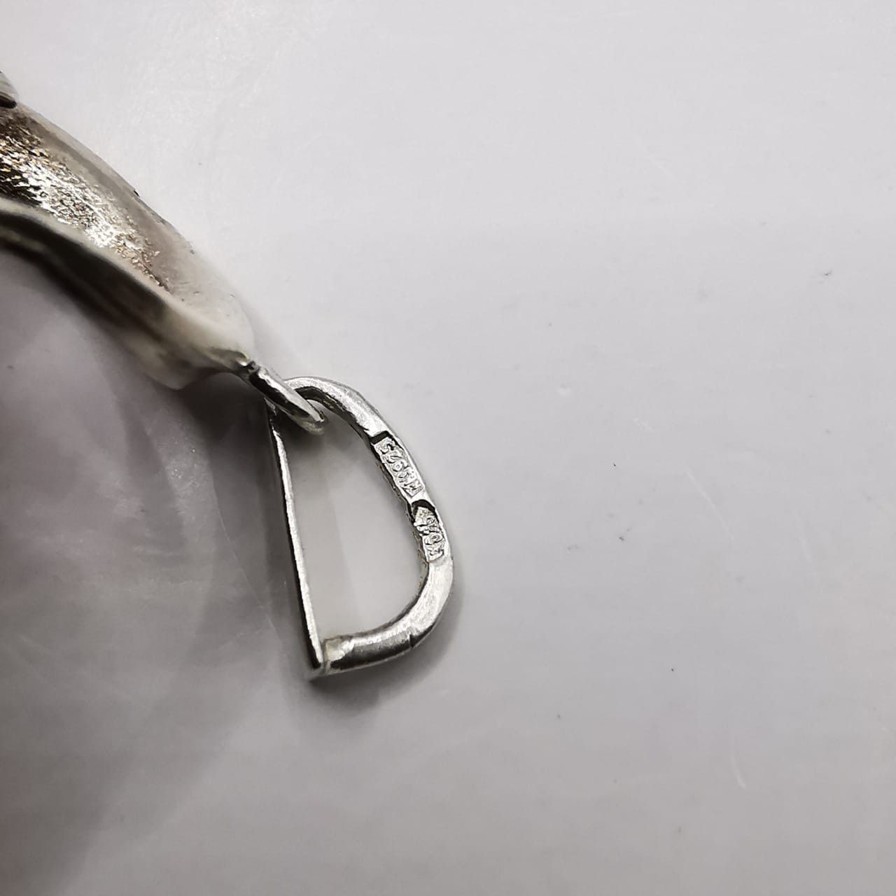 Sterling Silver Vintage Pendant "Little angel" made of 925 silver 4,60g Size ONE SIZE - 4 Thumbnail