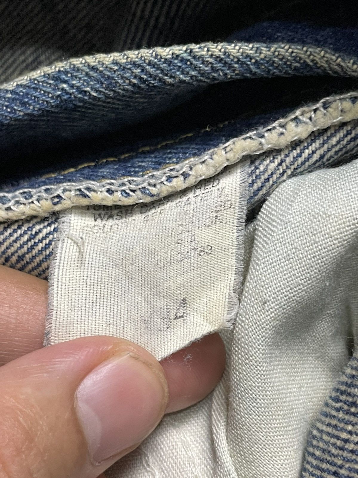 Lee × Vintage Vintage LEE Distressed Denim Ripped Jeans (92) Size US 28 / EU 44 - 10 Thumbnail
