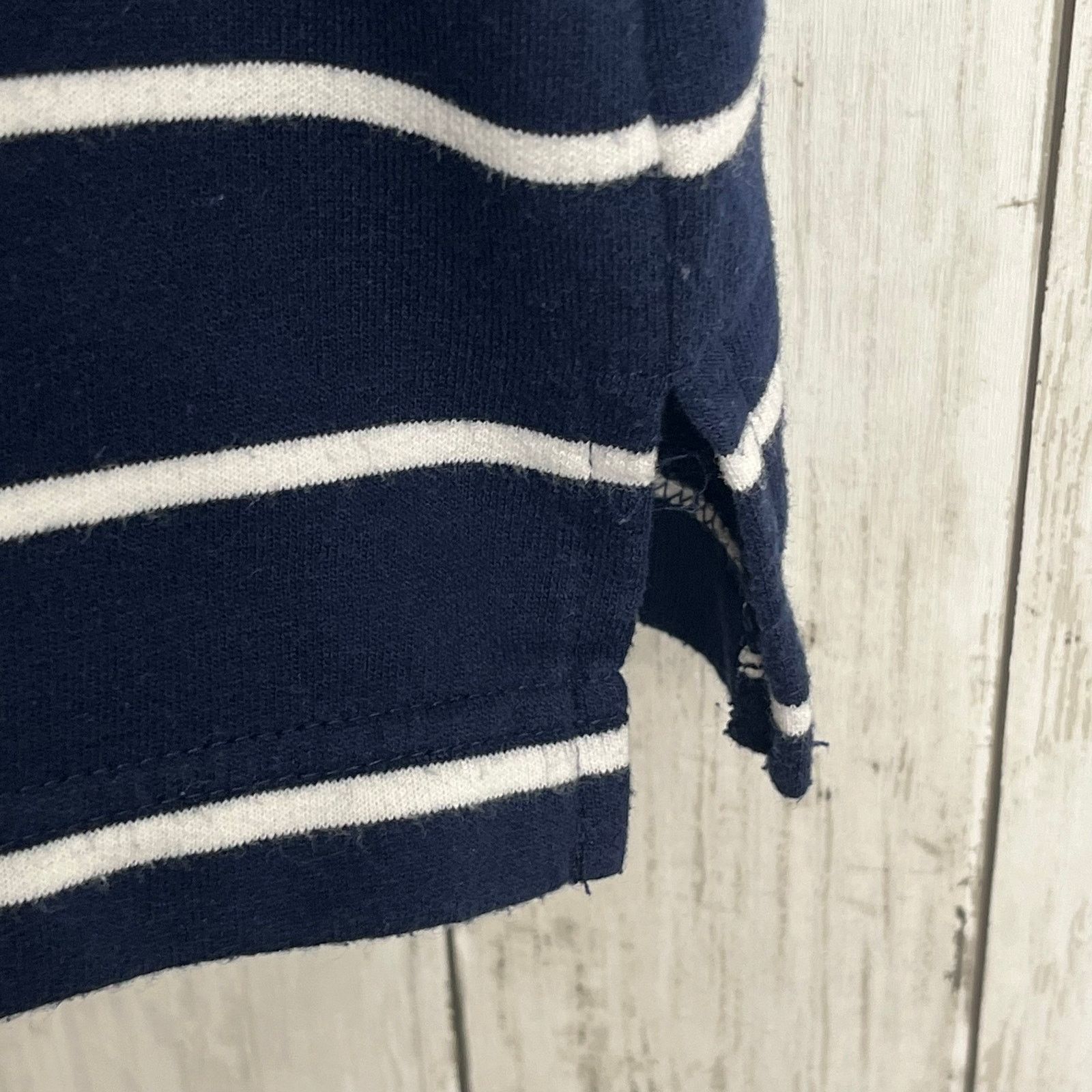 Other Vintage Needle & Threads Short Sleeve Striped Shirt Dress Size L / US 10 / IT 46 - 5 Thumbnail