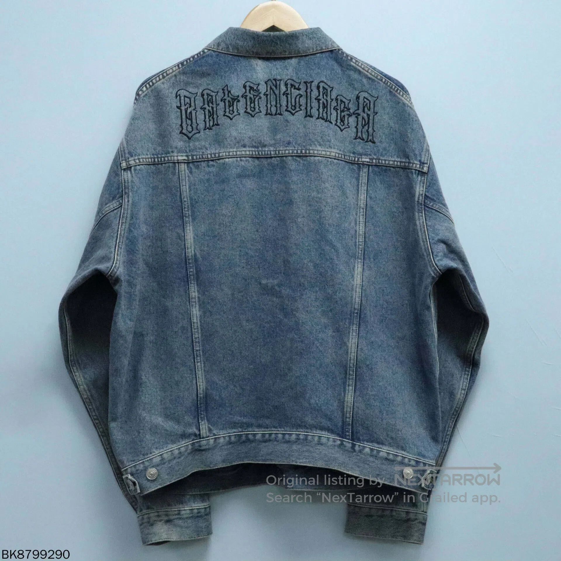 Balenciaga classic washed denim jacket by Balenciaga. Size US S / EU 44-46 / 1 - 2 Thumbnail