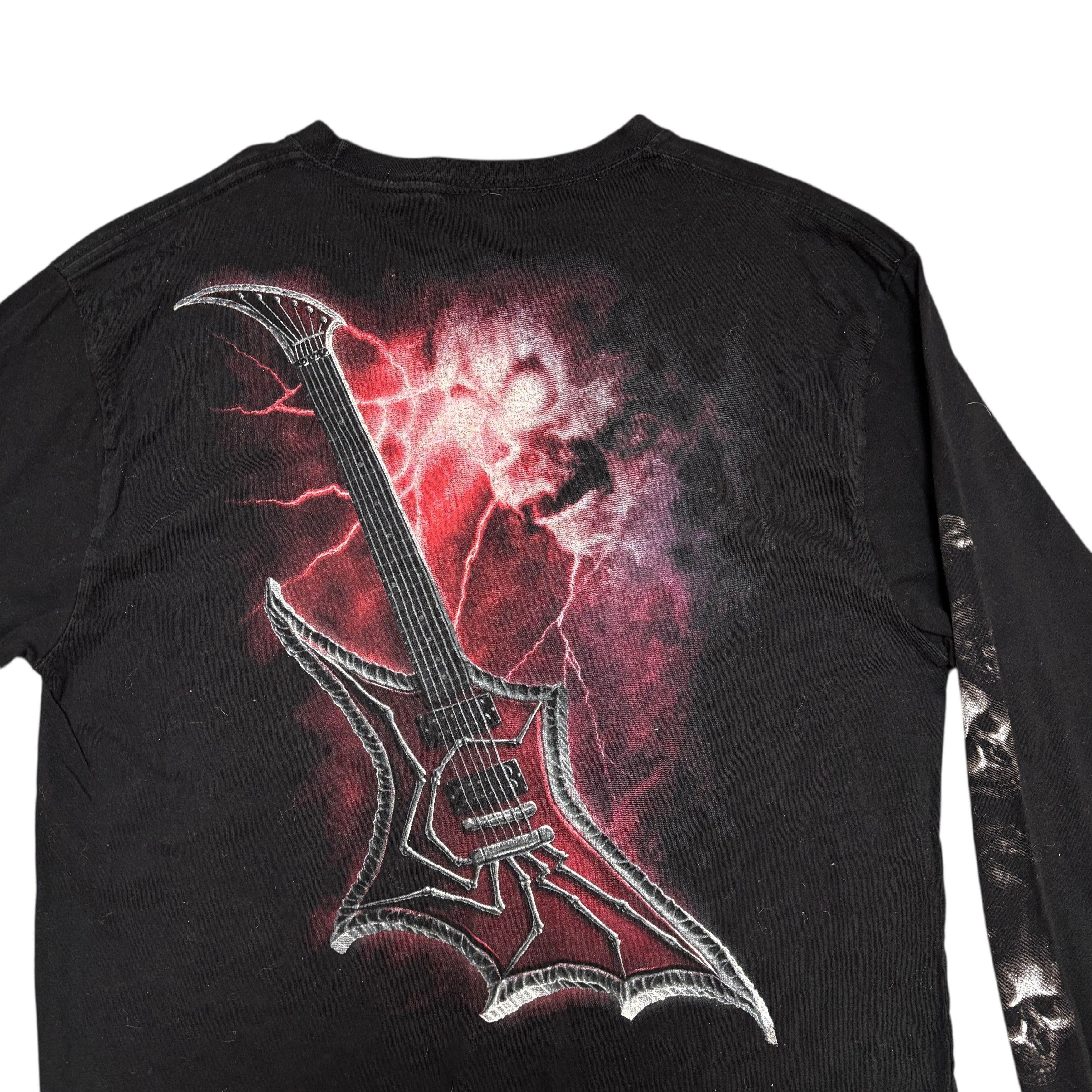 Band Tees Vintage Skeleton Shirt Long Sleeve Spiral Skull Y2K Size US L / EU 52-54 / 3 - 10 Thumbnail