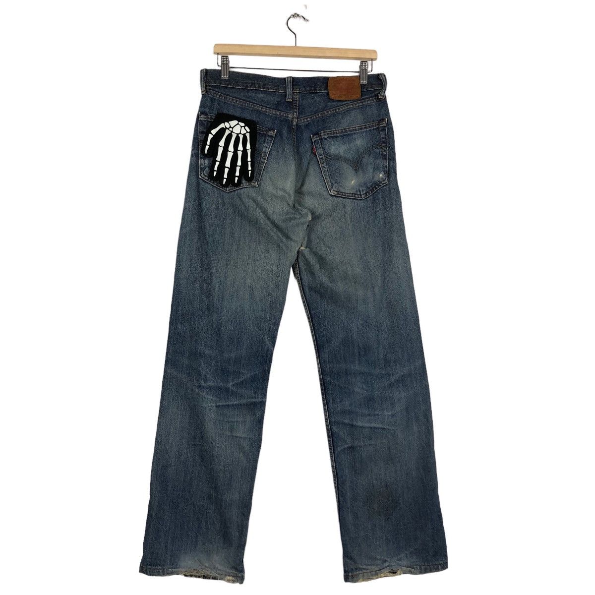 Levi's Vintage Clothing 🔥90’s Vintage Levi’s Lot 503 Distressed Denim Jeans Size US 32 / EU 48 - 8 Thumbnail