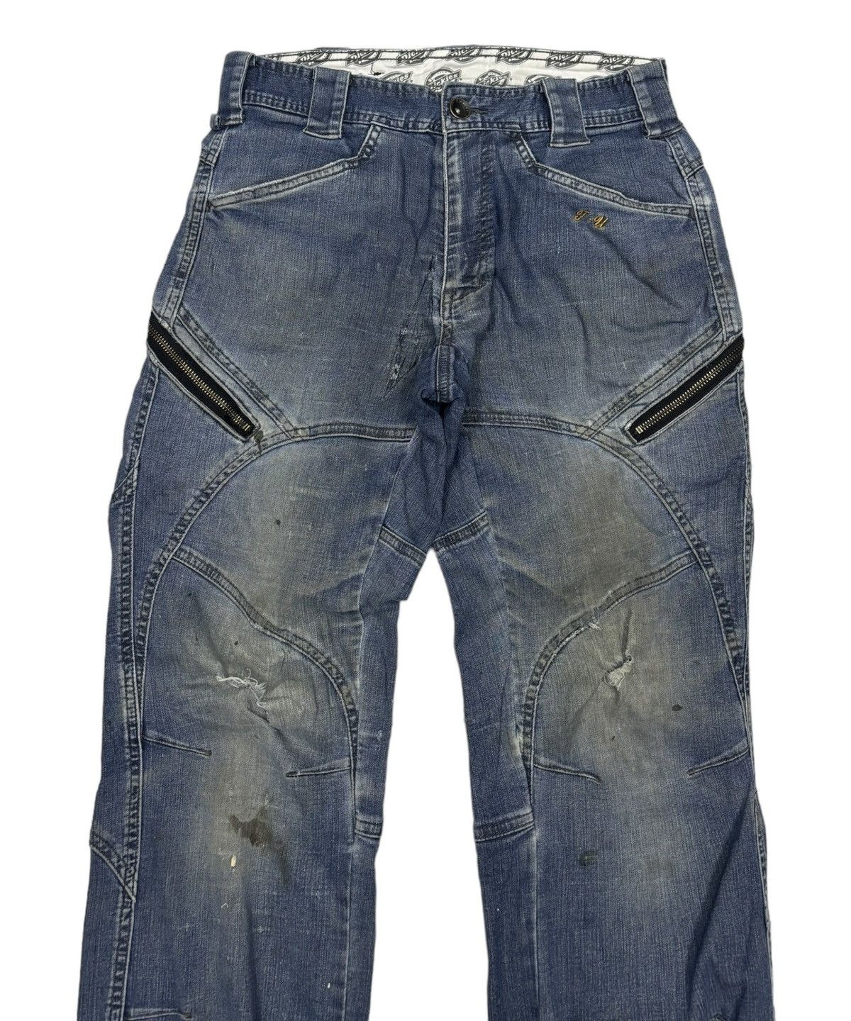 Dickies VINTAGE DICKIES DENIM WORKERS DISTRESSED JEANS Size US 28 / EU 44 - 5 Thumbnail