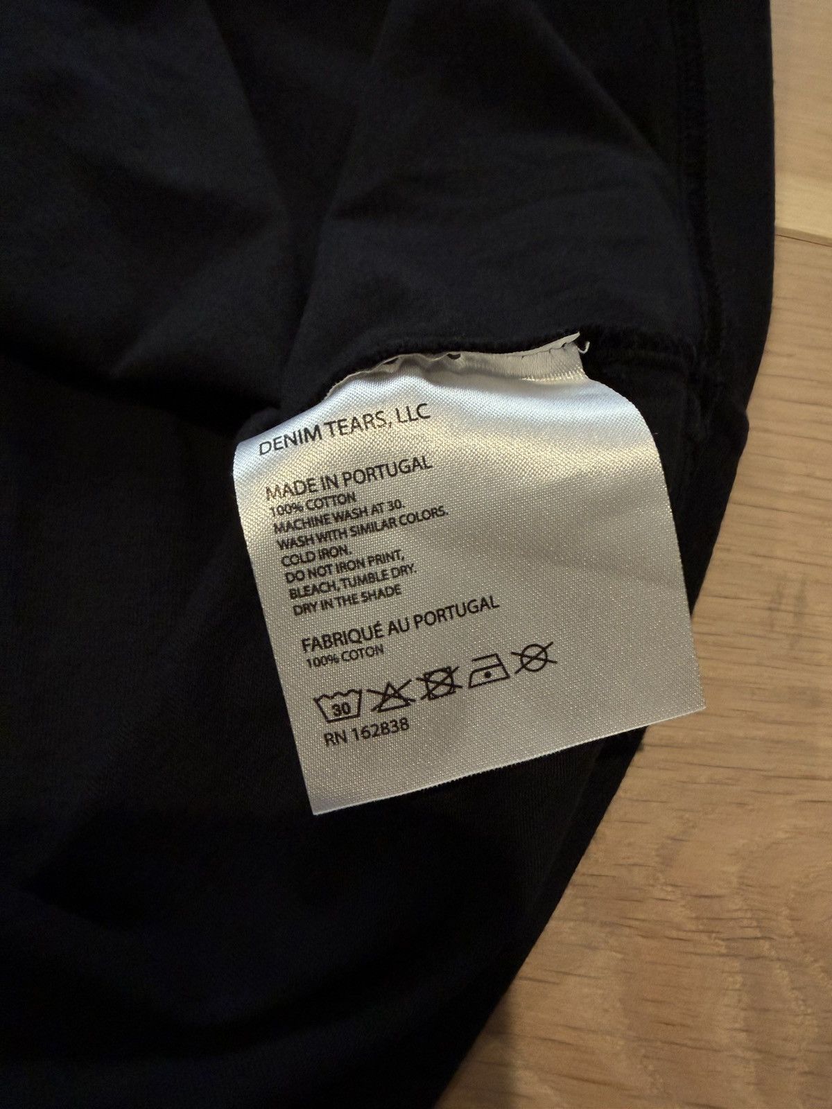 DENIM TEARS Denim Tears Black Cherub Tee Size US M / EU 48-50 / 2 - 6 Thumbnail