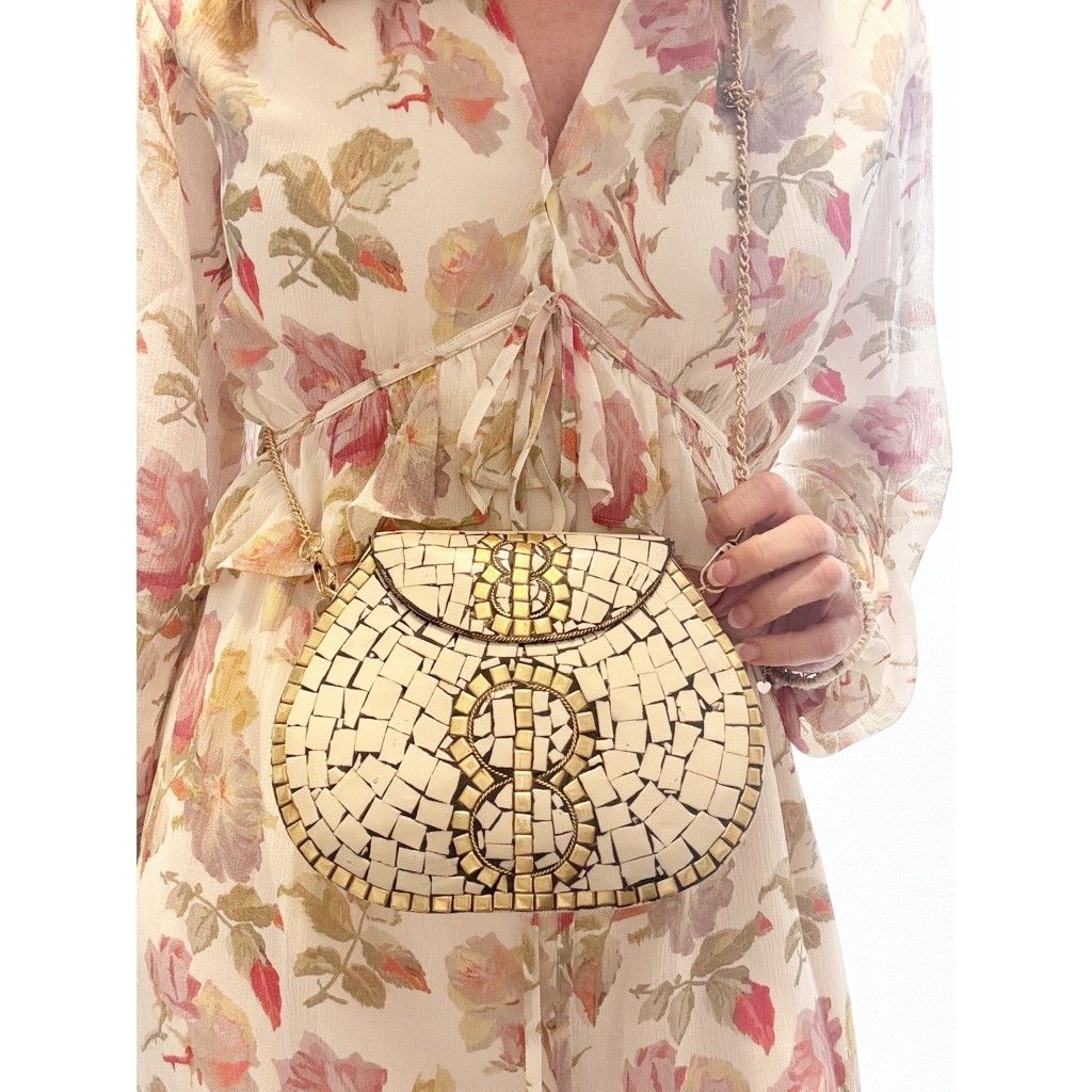 Unknown London NWOT Ramla Porte-Moi Mosaic Bag Crossbody or Clutch Size ONE SIZE - 7 Thumbnail