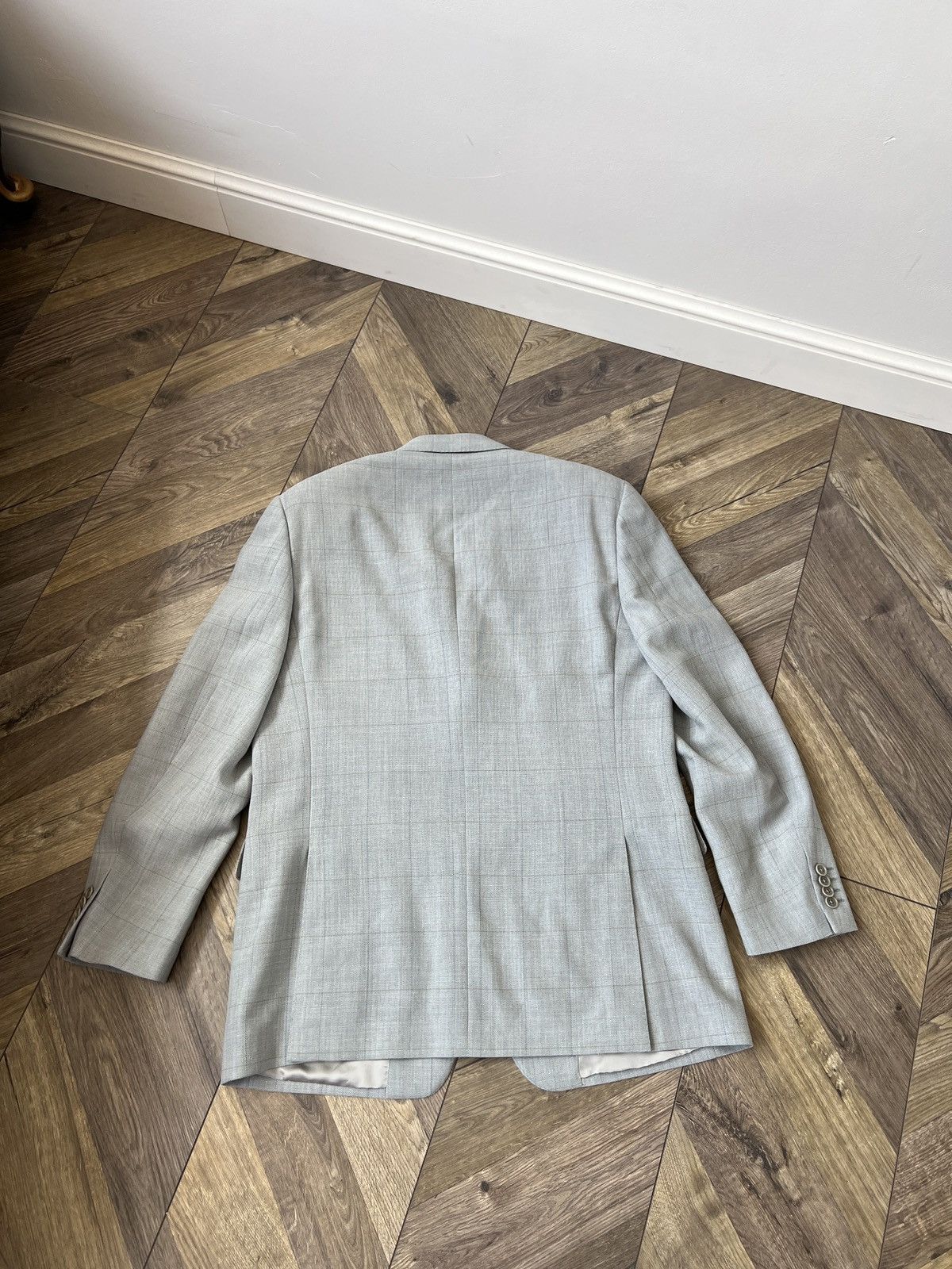 Lardini Vintage Lardini Check Wool Blazer Jacket 3-Button Size 54R - 14 Thumbnail