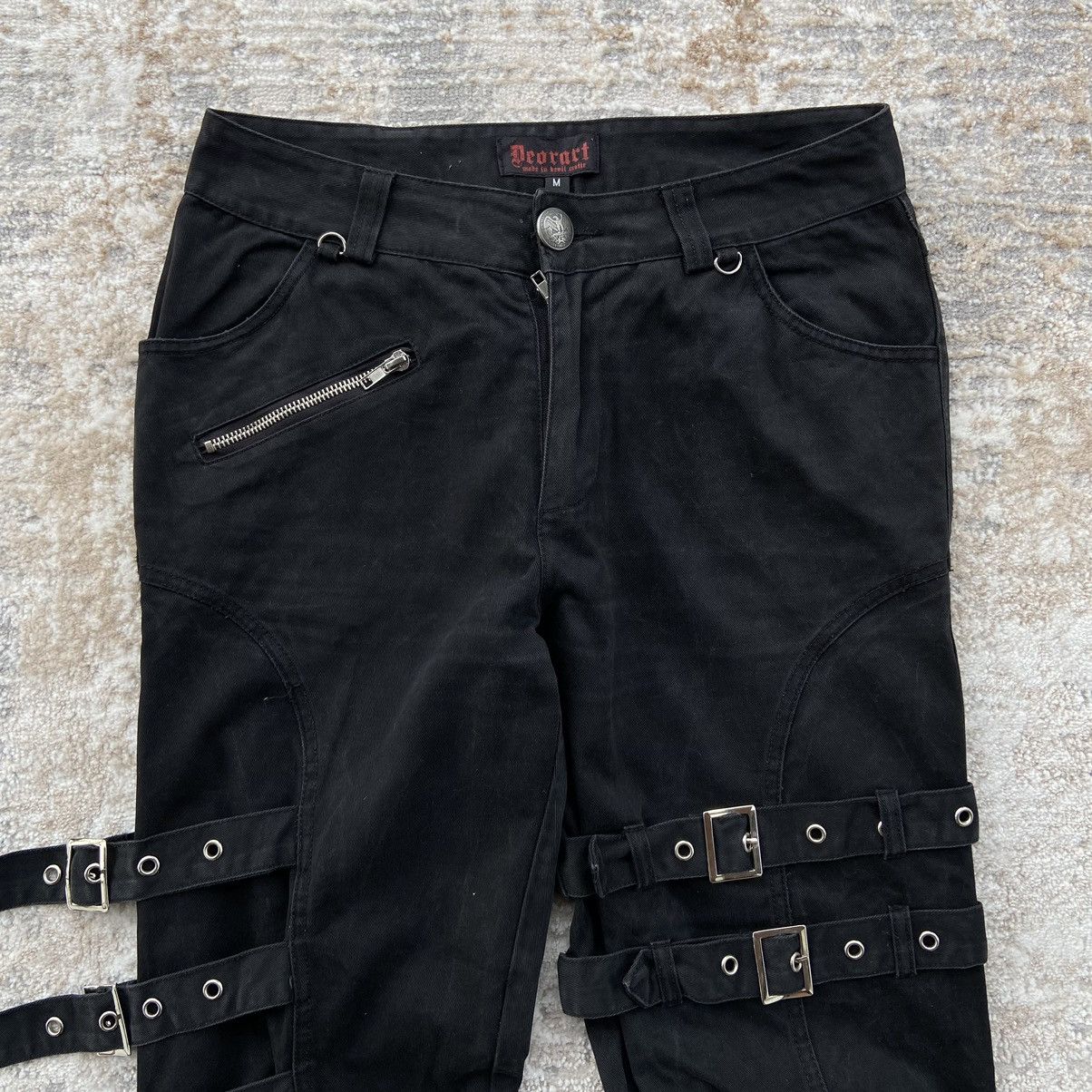 Japanese Brand × Seditionaries Japanese Deorart Gothic Punk Bondage Flared Pants Size US 29 - 4 Thumbnail