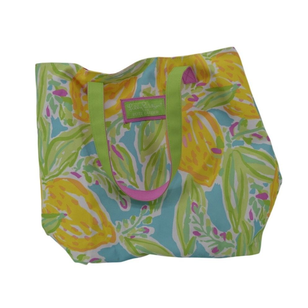 Other Lilly Pulitzer x Estee Lauder Tote Bag Floral Preppy Green Size ONE SIZE - 1 Thumbnail