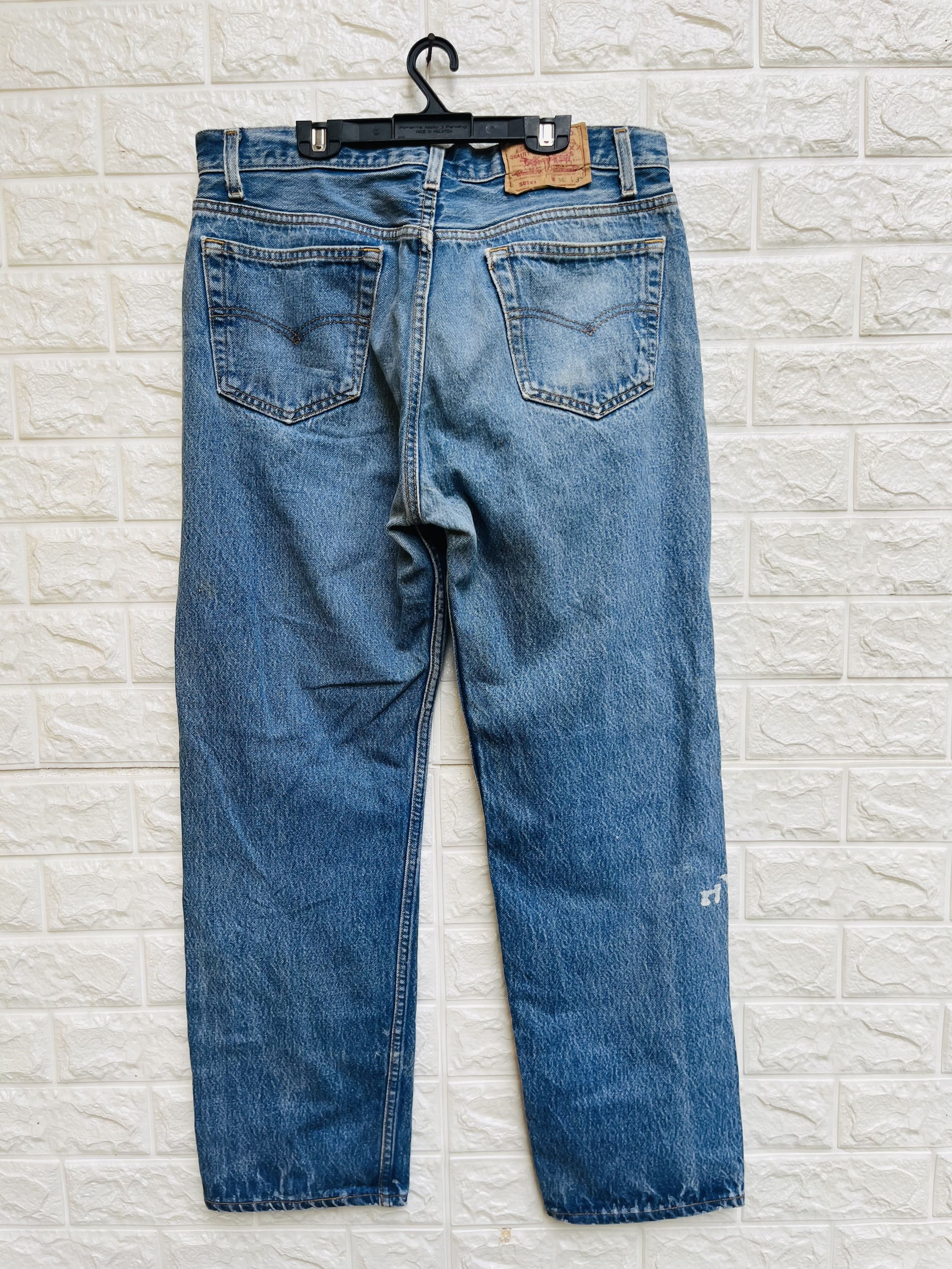 Levi's Vintage Clothing × Vintage Vintage 80s Levis Distressed JapaneseDesigner Fashion Style Size US 33 - 2 Thumbnail