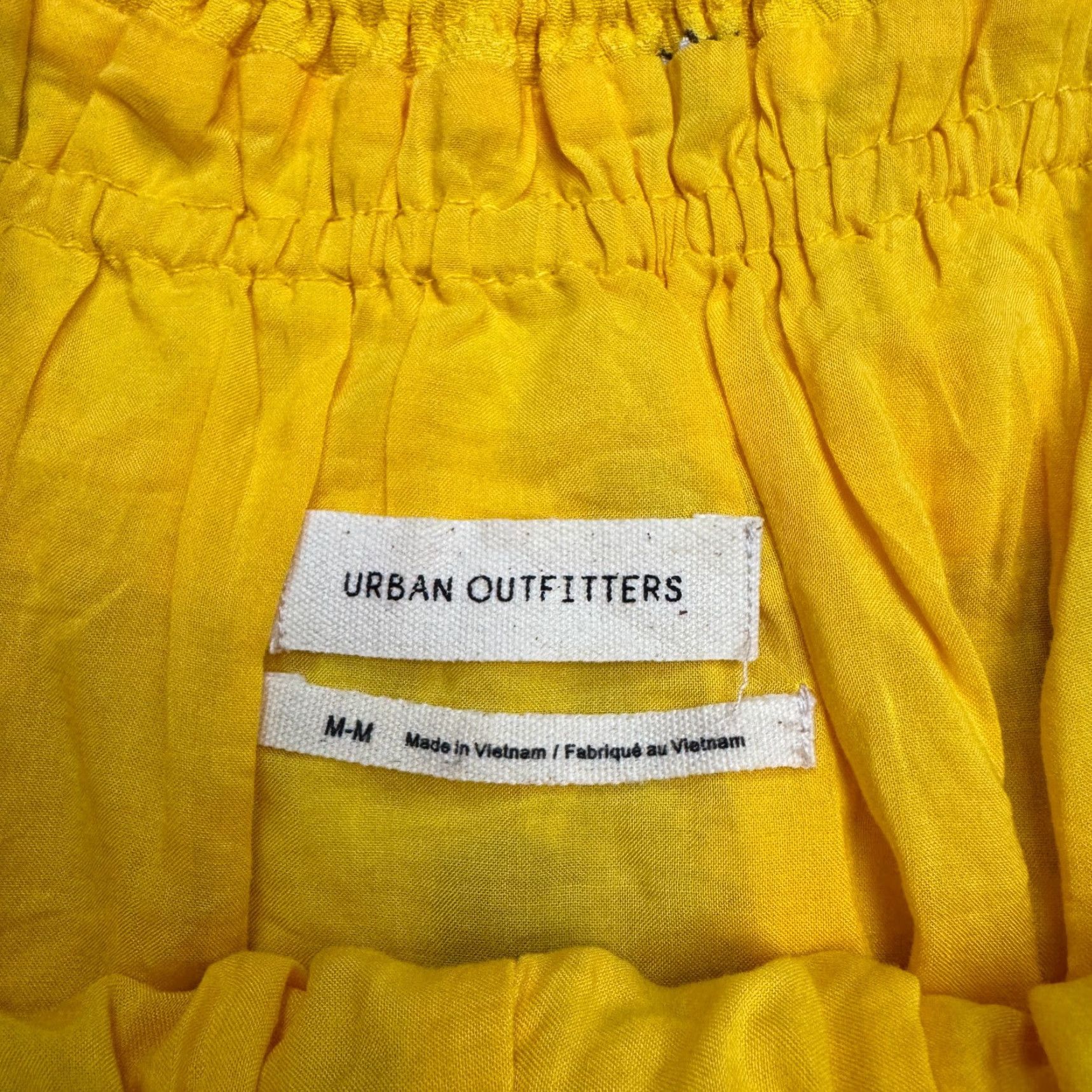 Urban Outfitters Urban Outfitters Fit & Flare A-Line Mini Sun Dress Womens Medium Yellow Floral Size M / US 6-8 / IT 42-44 - 6 Thumbnail