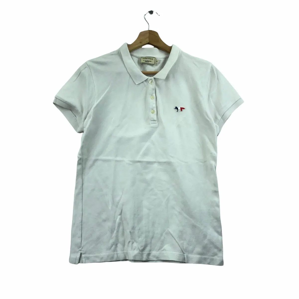 Maison Kitsune Vtg MAISON KITSUNE PARIS Gildas Loaec Masaya Kuroki Polo Tee Size S / US 4 / IT 40 - 1 Thumbnail