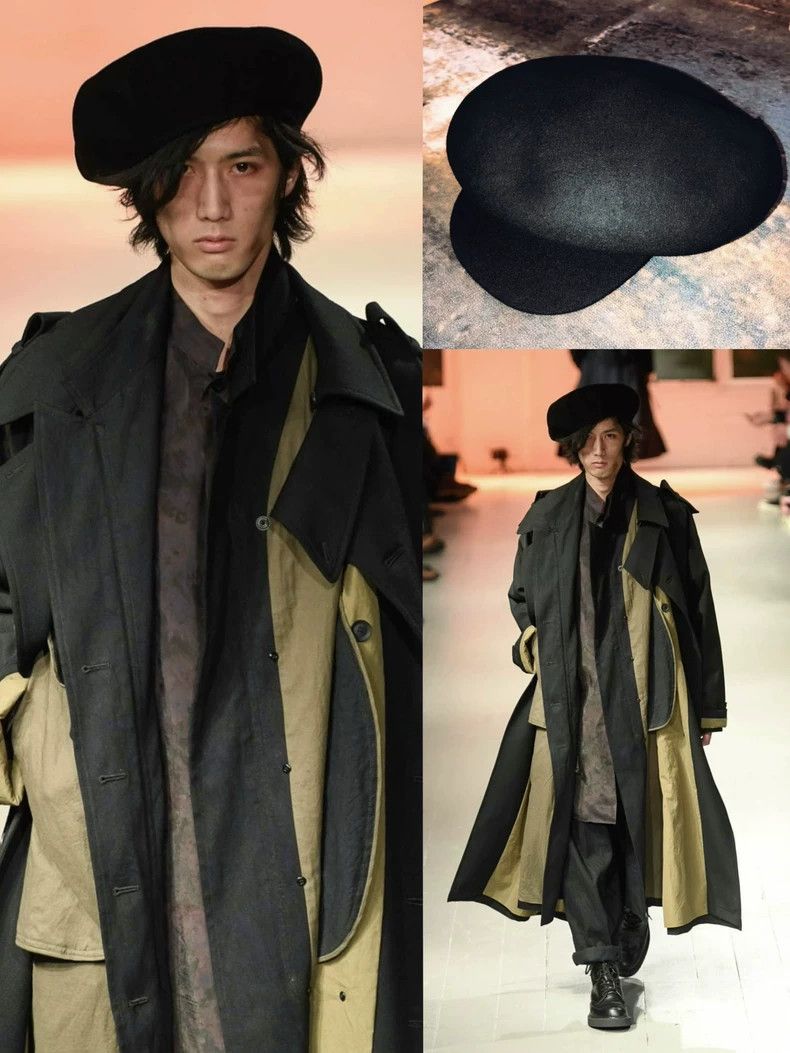 Yohji Yamamoto Yohji Yamamoto 20 aw wool newsboy hat Size ONE SIZE - 1 Thumbnail