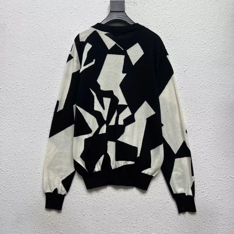 Louis Vuitton LOUIS VUITTON SS23 intarsia abstract crewneck long-sleeve w Size US L / EU 52-54 / 3 - 2 Thumbnail