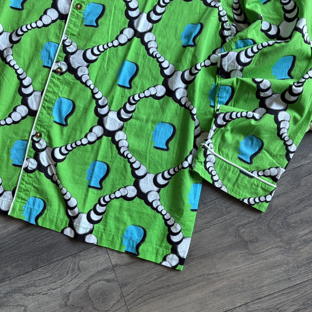 Brain Dead BRAIN DEAD Bubble Pajama Top Green Shirt Size US XL / EU 56 / 4 - 4 Thumbnail