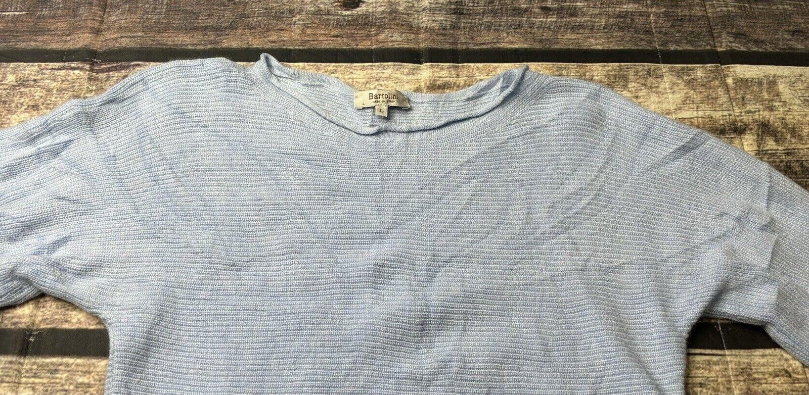 Other Bartolini Sweater Womens Large Italy Made Wool Cashmere Silk Size L / US 10 / IT 46 - 6 Thumbnail